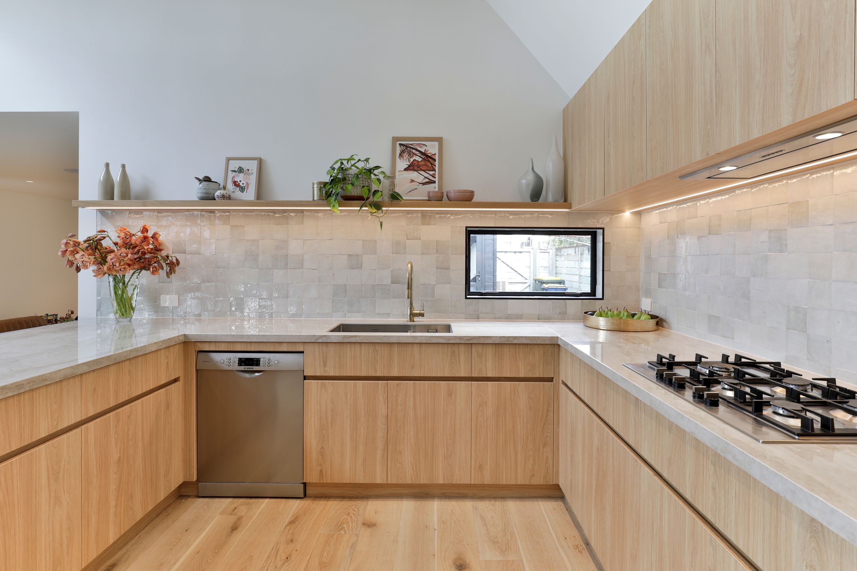 Prime Melamine, Original Oak. Design by Leanne Harley, SWP Interiors Ltd. Photography by Jamie Cobel.