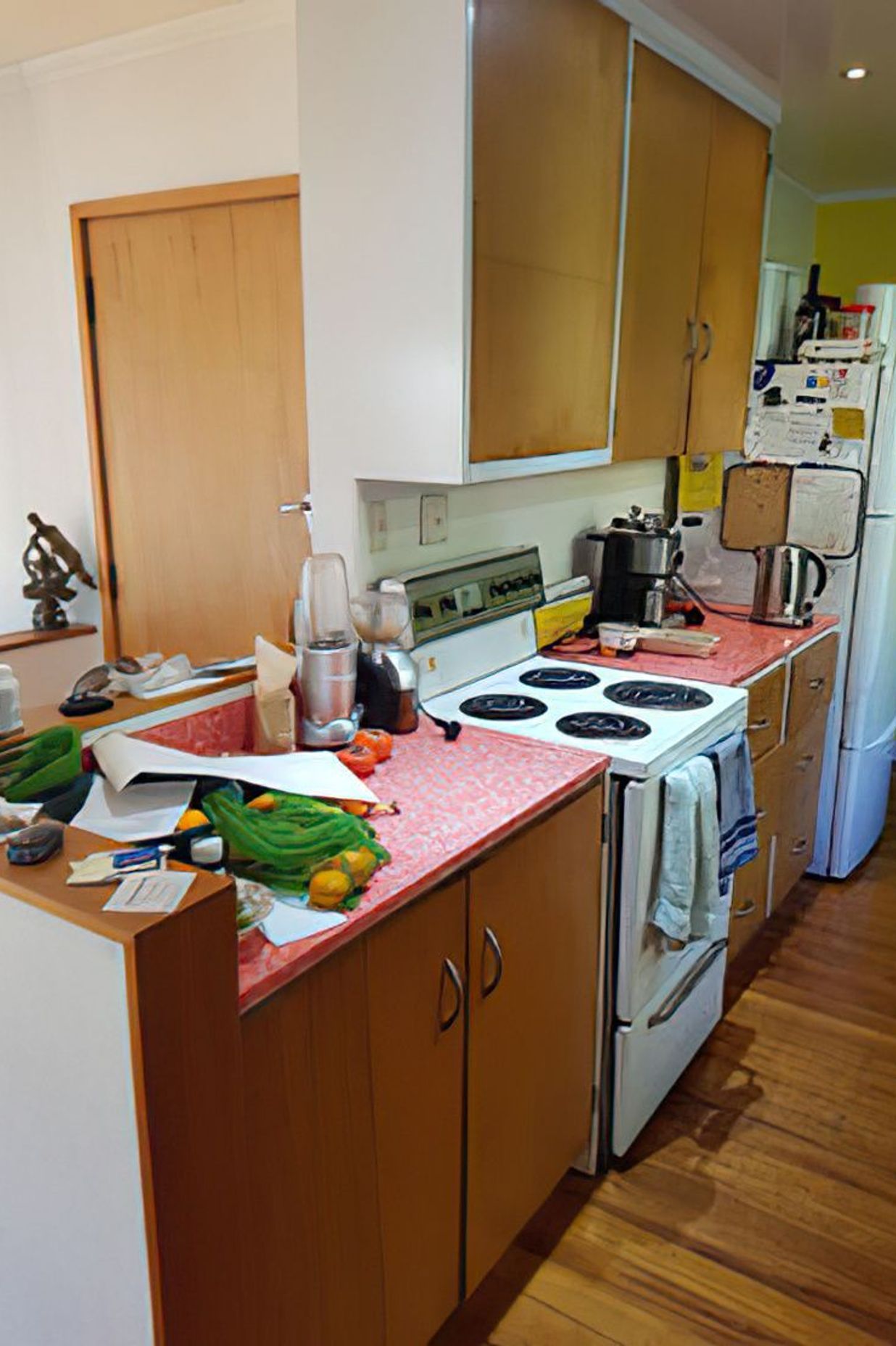 Galley Style Kitchen