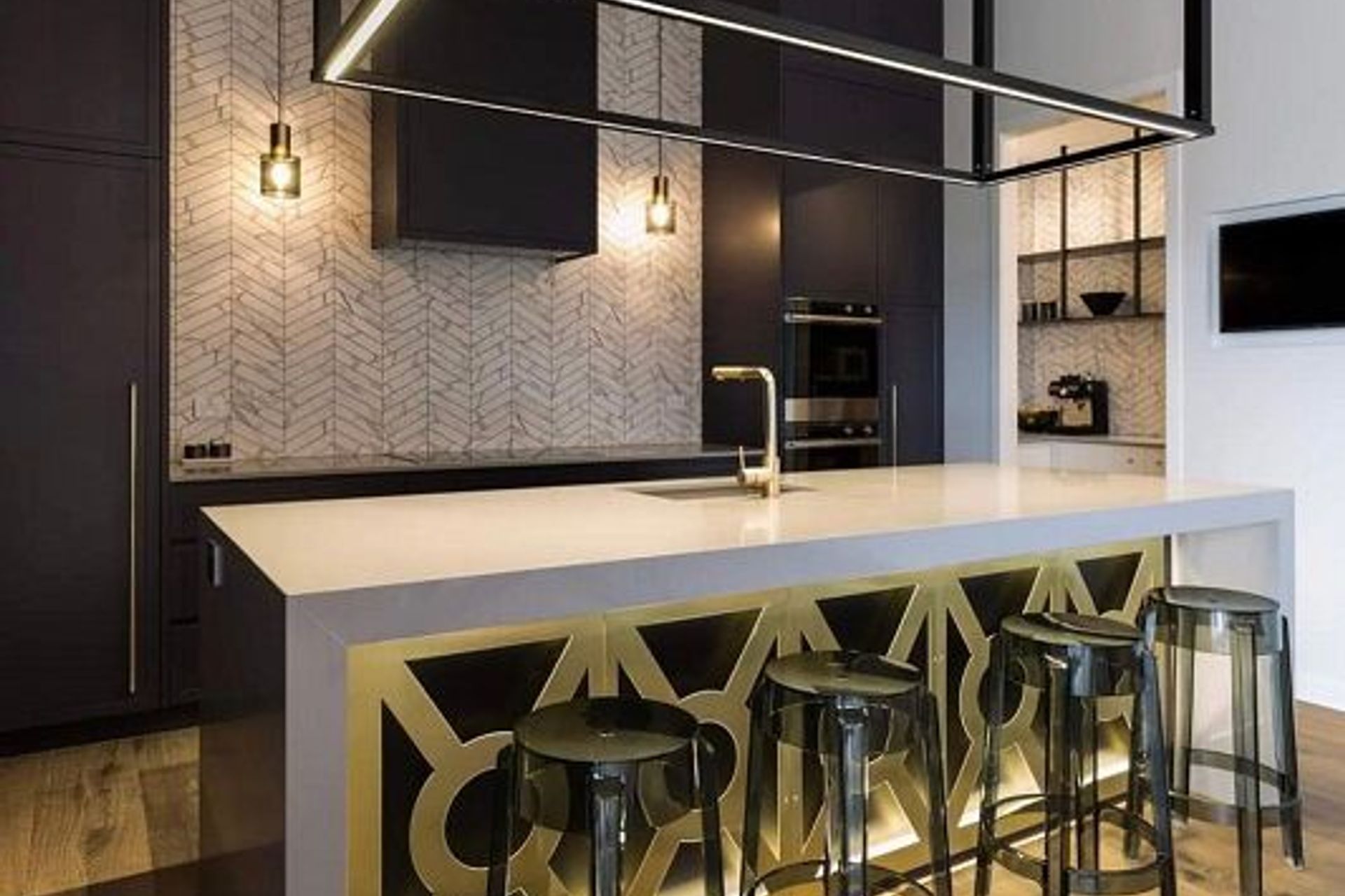 Chevron Splashback Kitchen Design