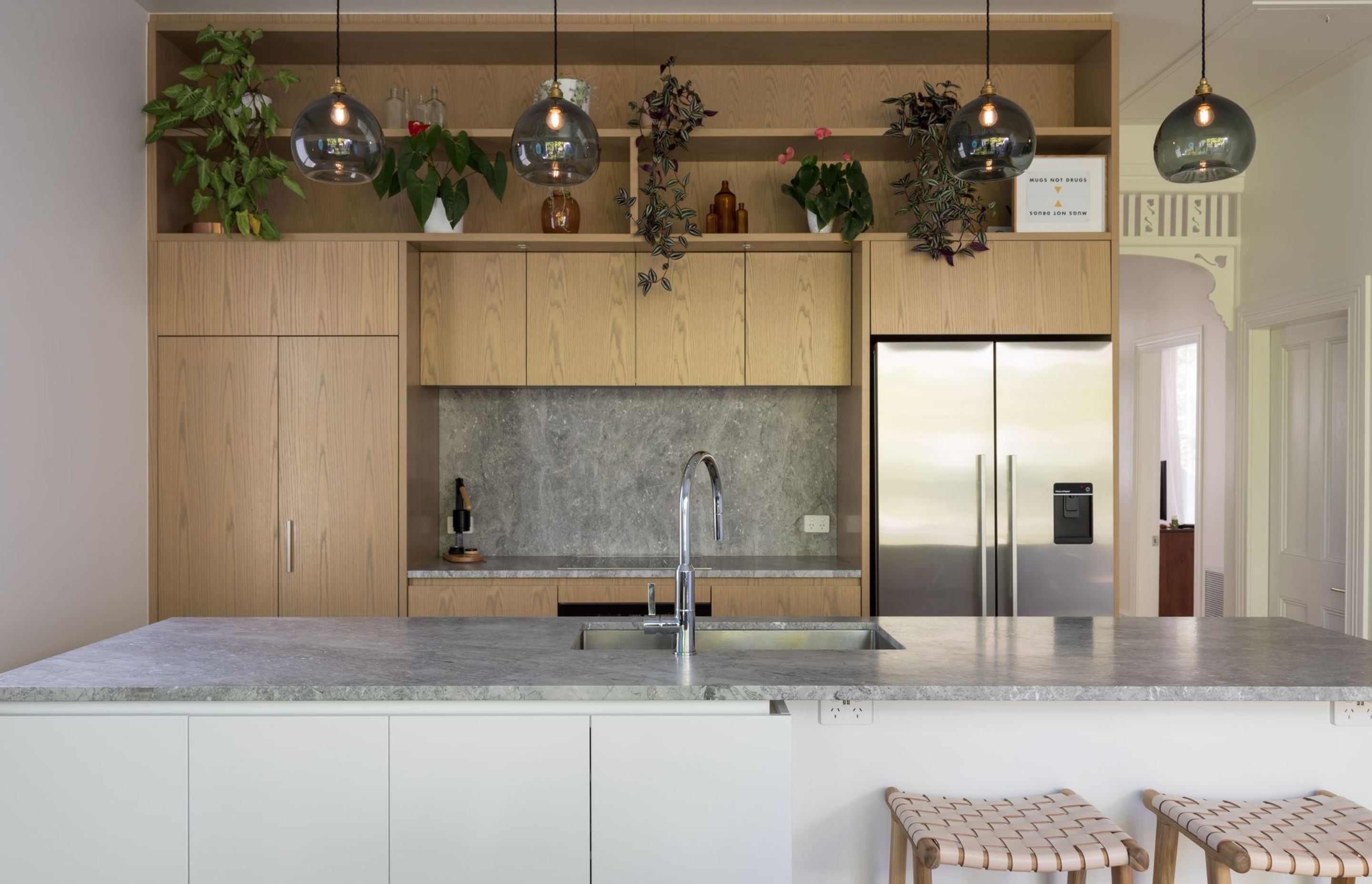 Grey Marble Kitchen