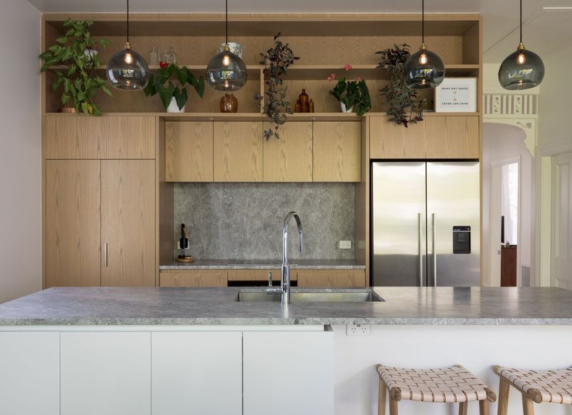 Grey Marble Kitchen