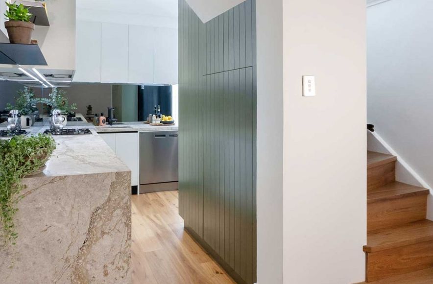 Contemporary Limestone Kitchen, Waterloo