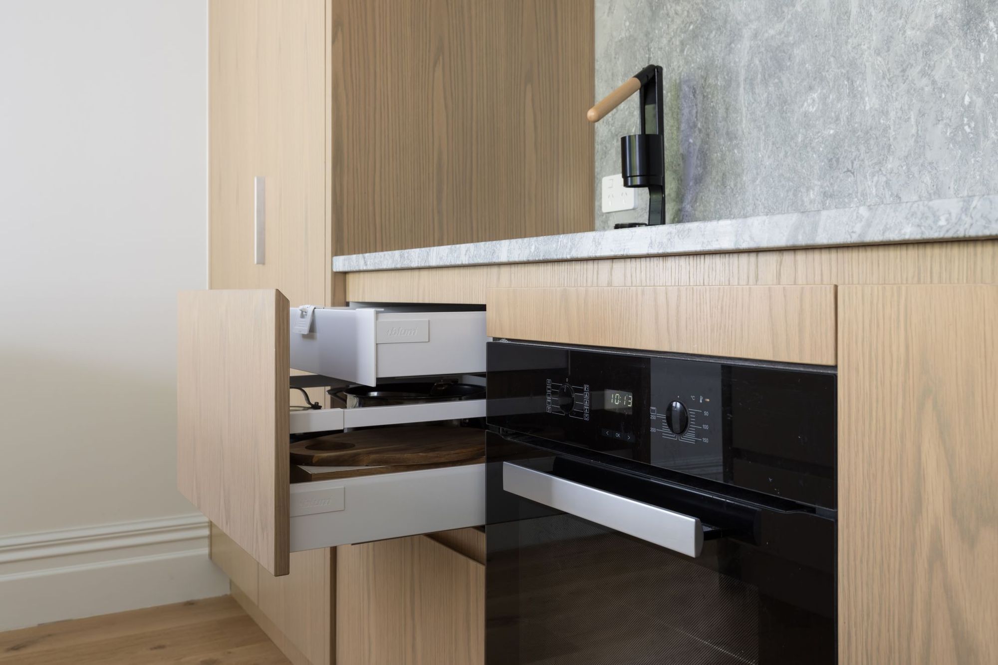 Grey Marble Kitchen