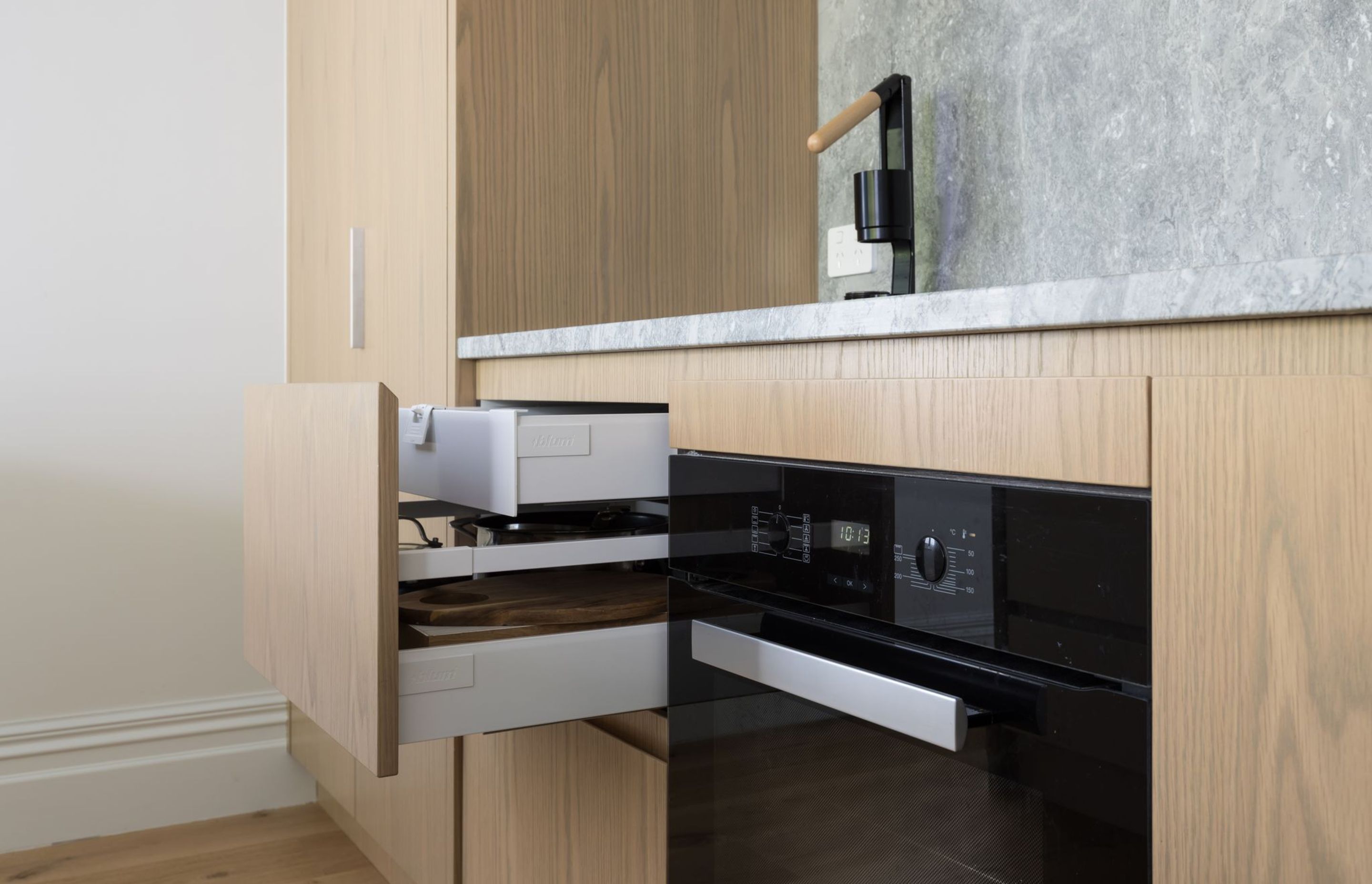 Grey Marble Kitchen