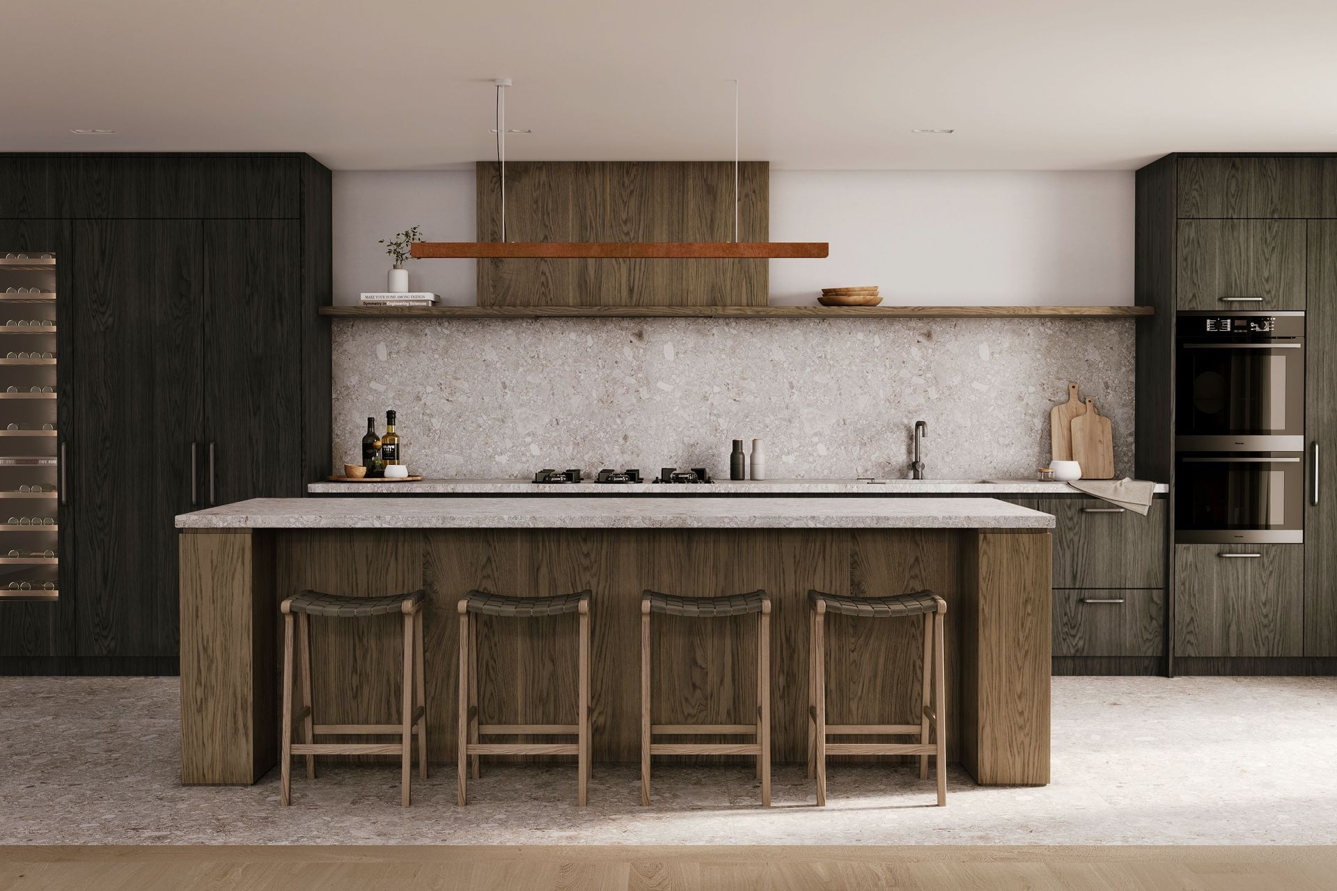 Black Oak &amp; Walnut Residence