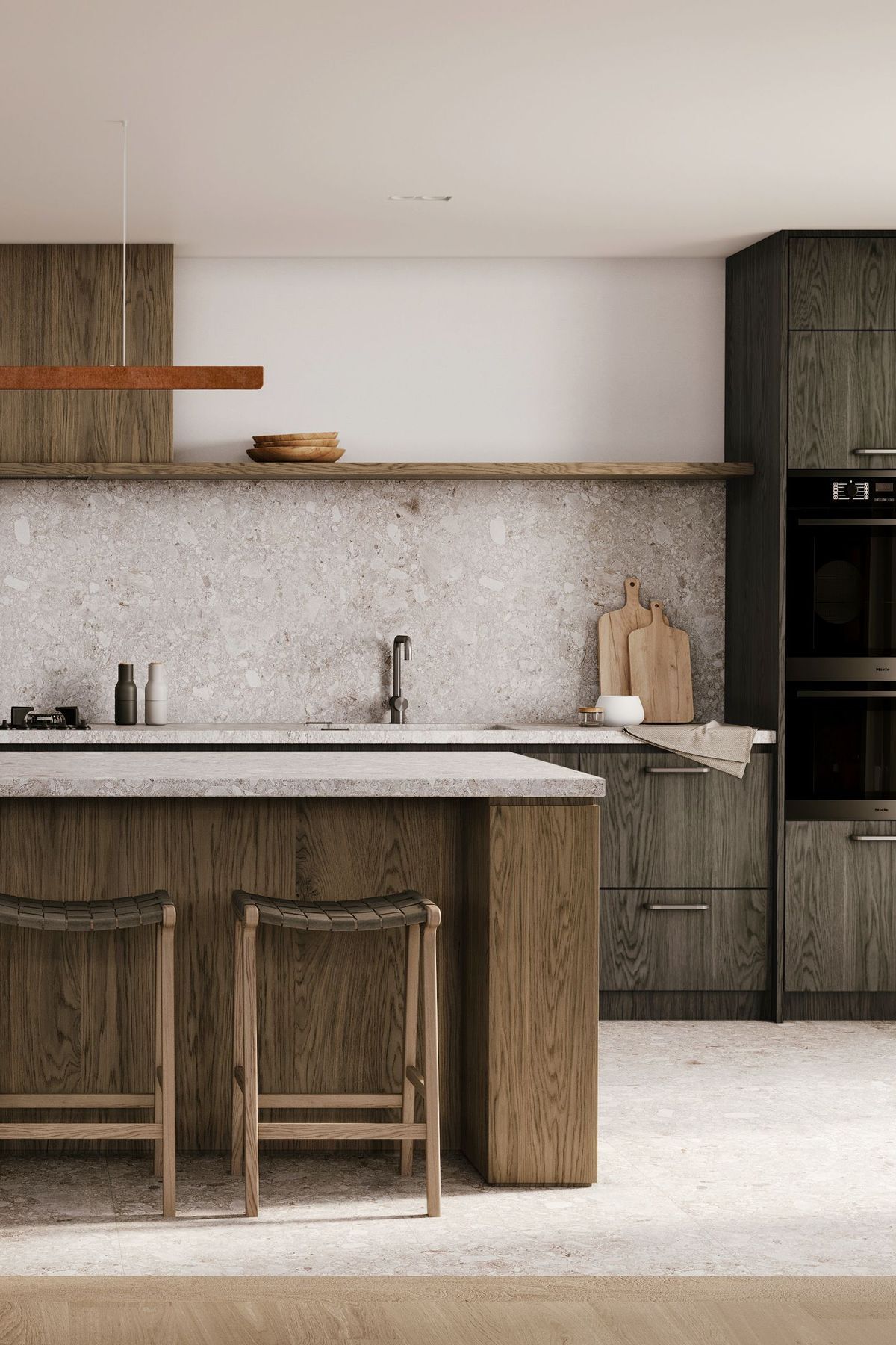 Black Oak & Walnut Residence