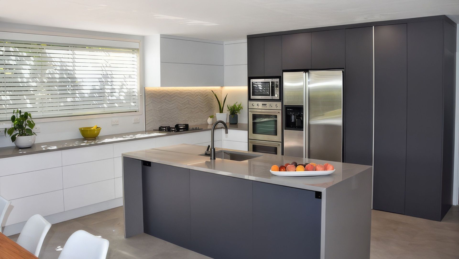 Seamless White and Grey banner