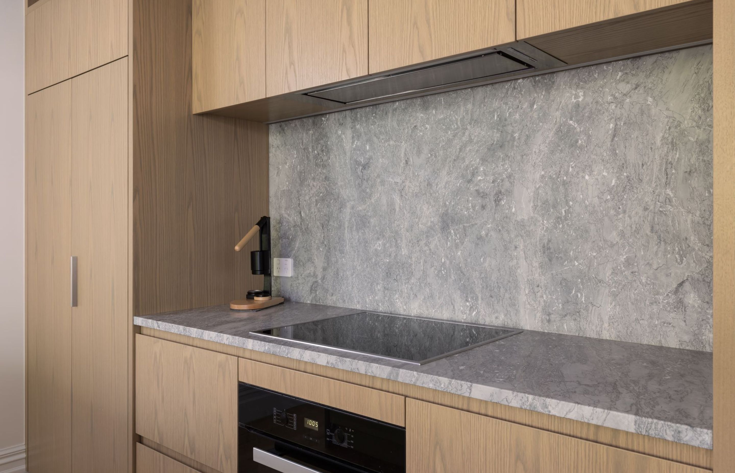 Grey Marble Kitchen