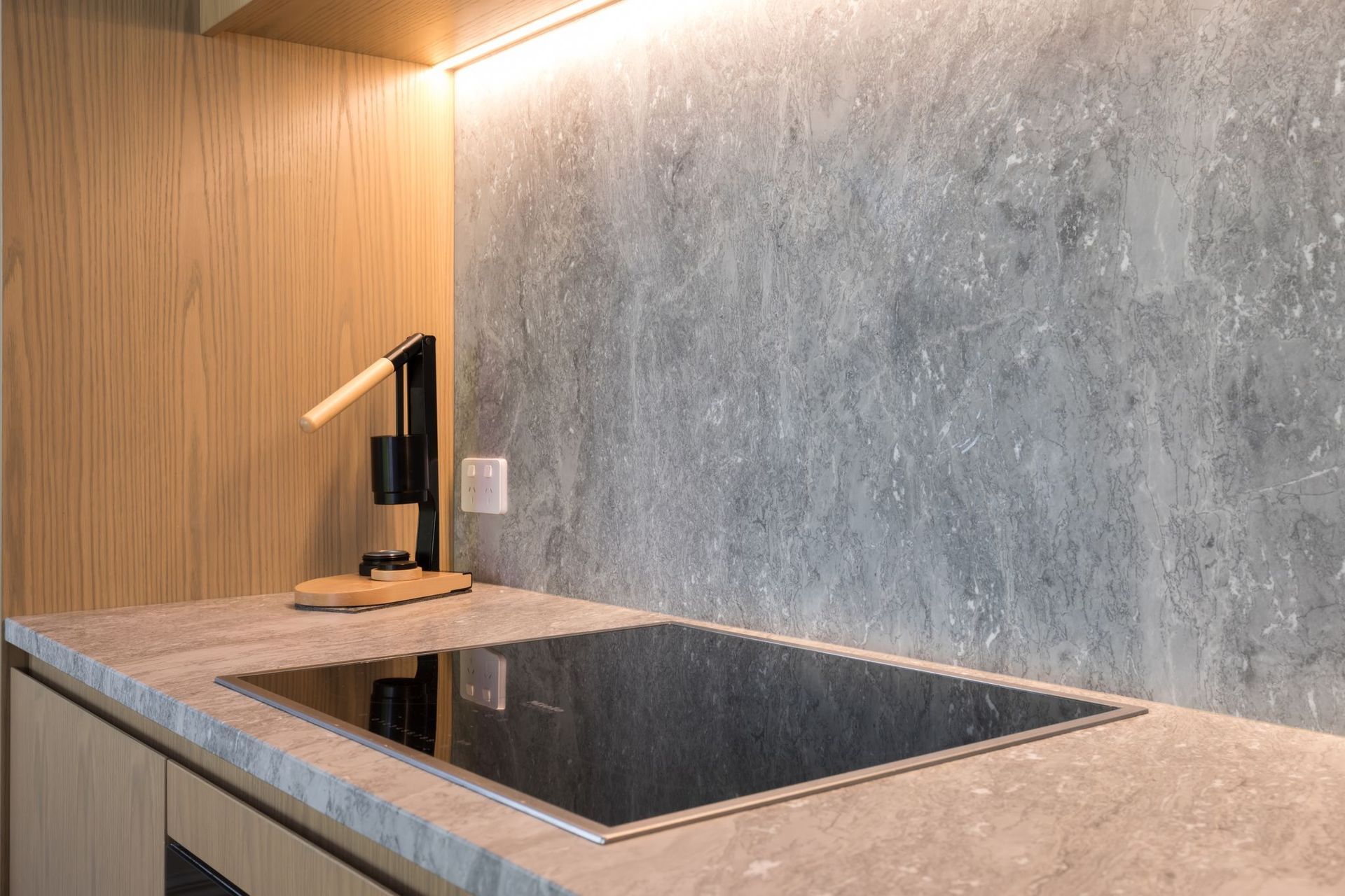 Grey Marble Kitchen