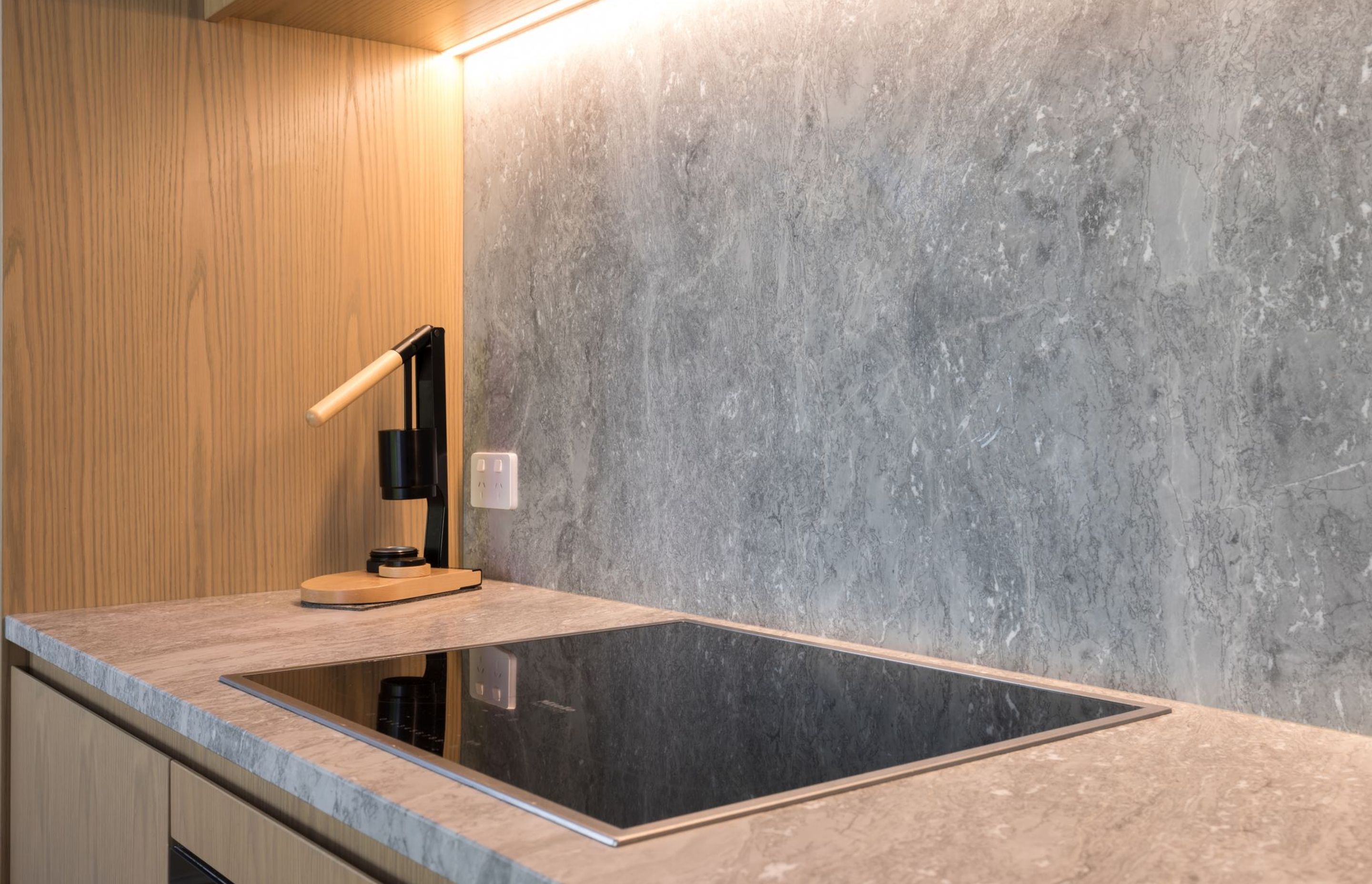 Grey Marble Kitchen