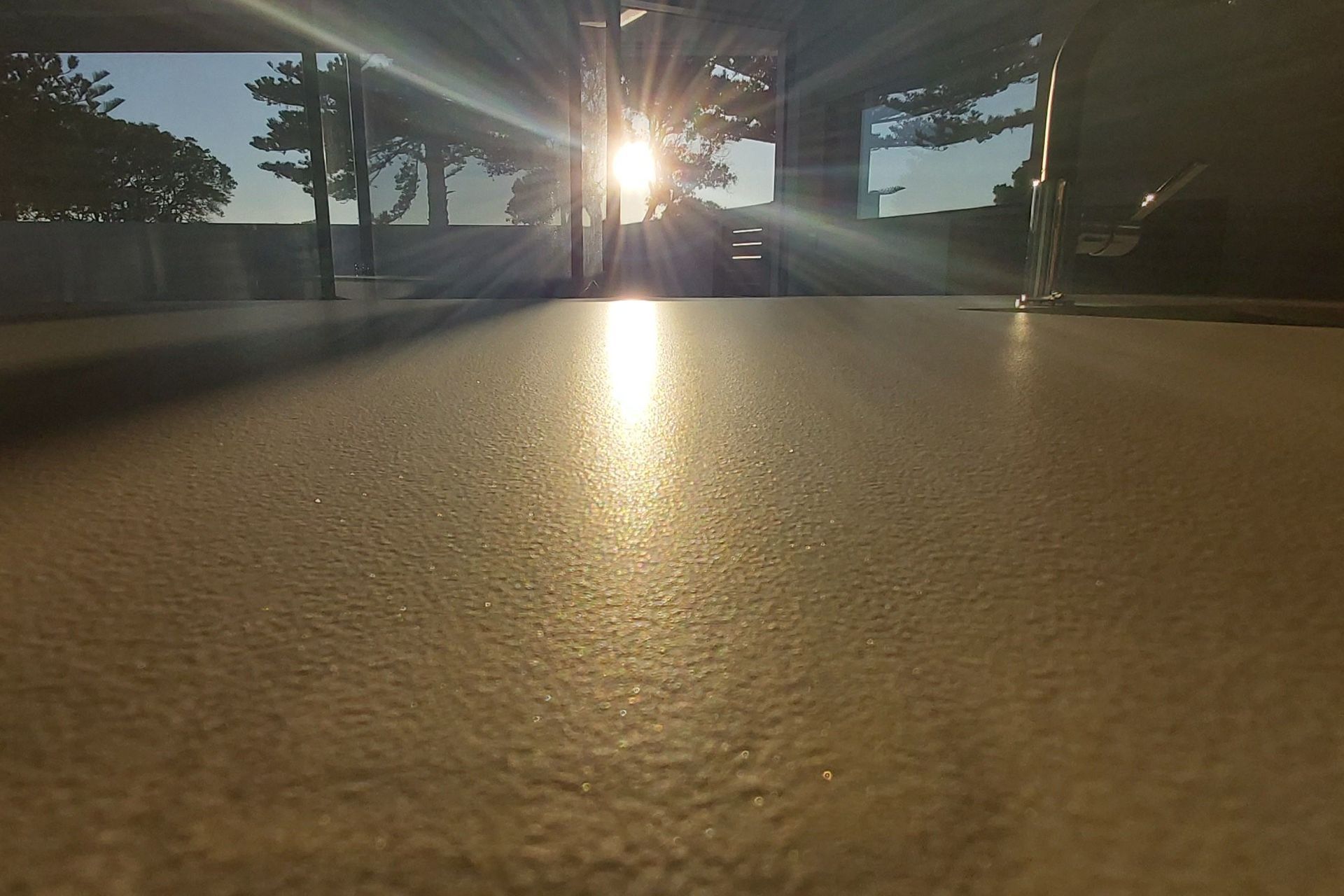 Engineered Stone kitchen island surface protection