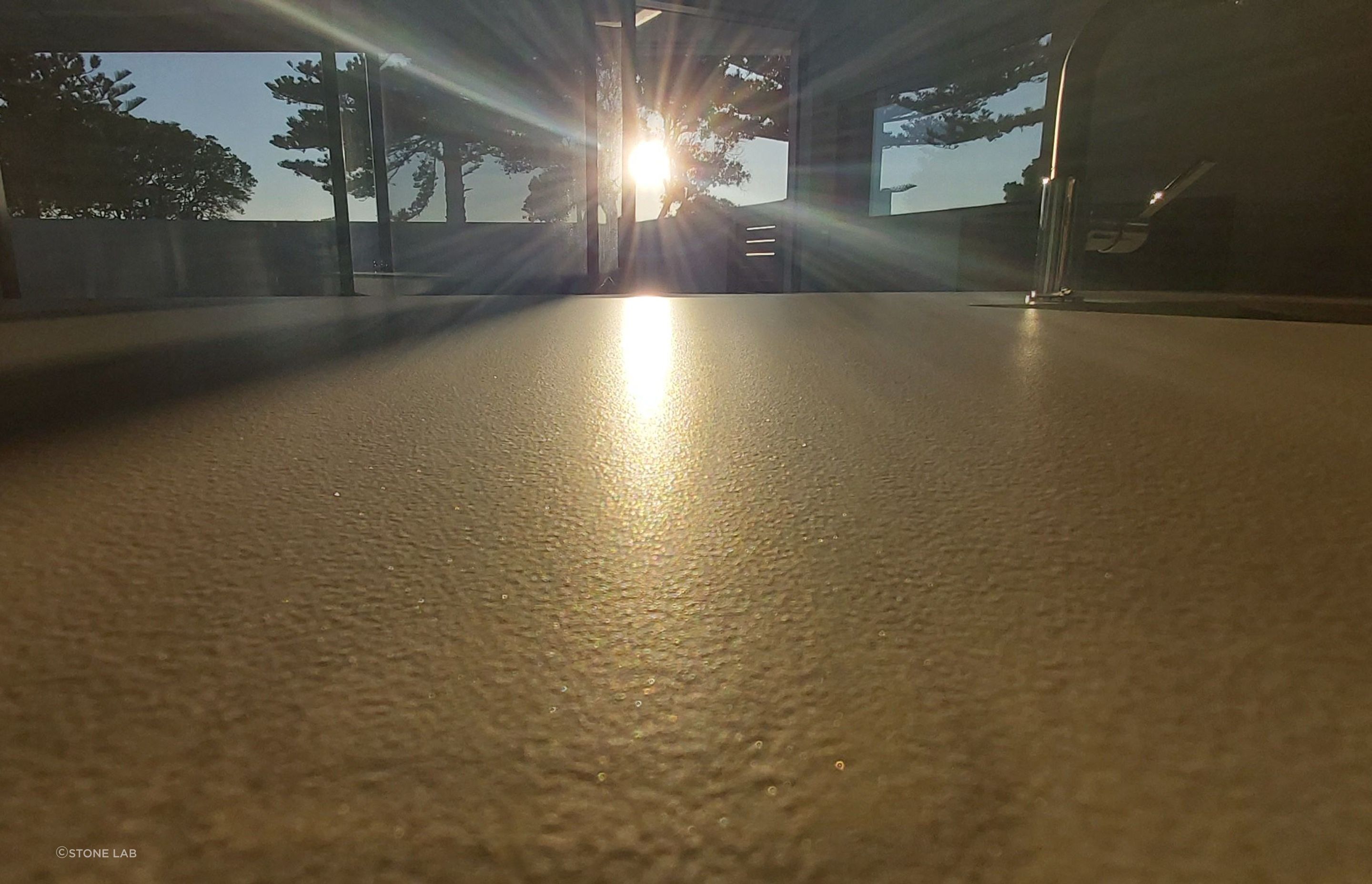 Engineered Stone kitchen island surface protection