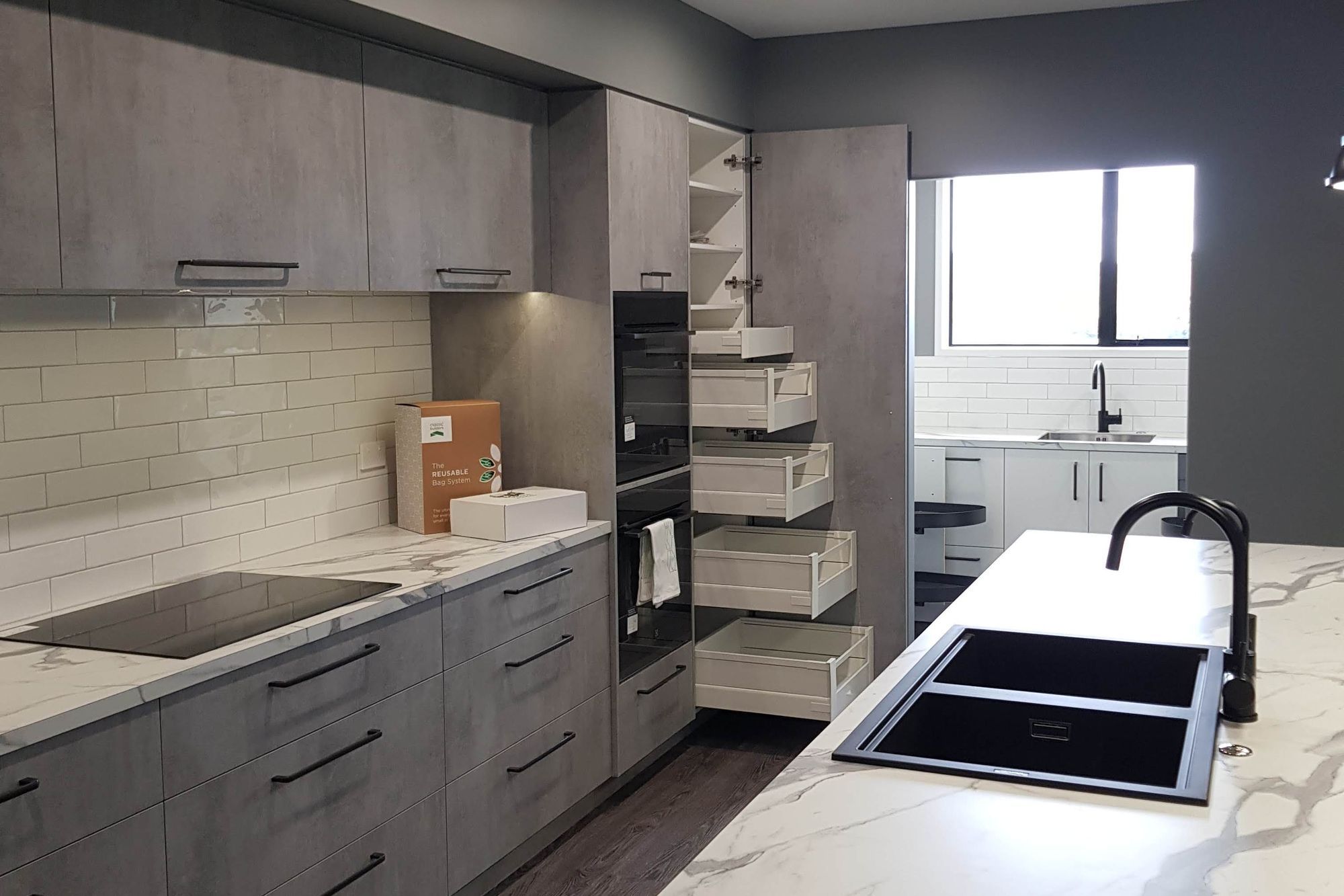 Ritma 5 Drawer Pantry Kit at Rear - For Installation Behind a Hinged Door