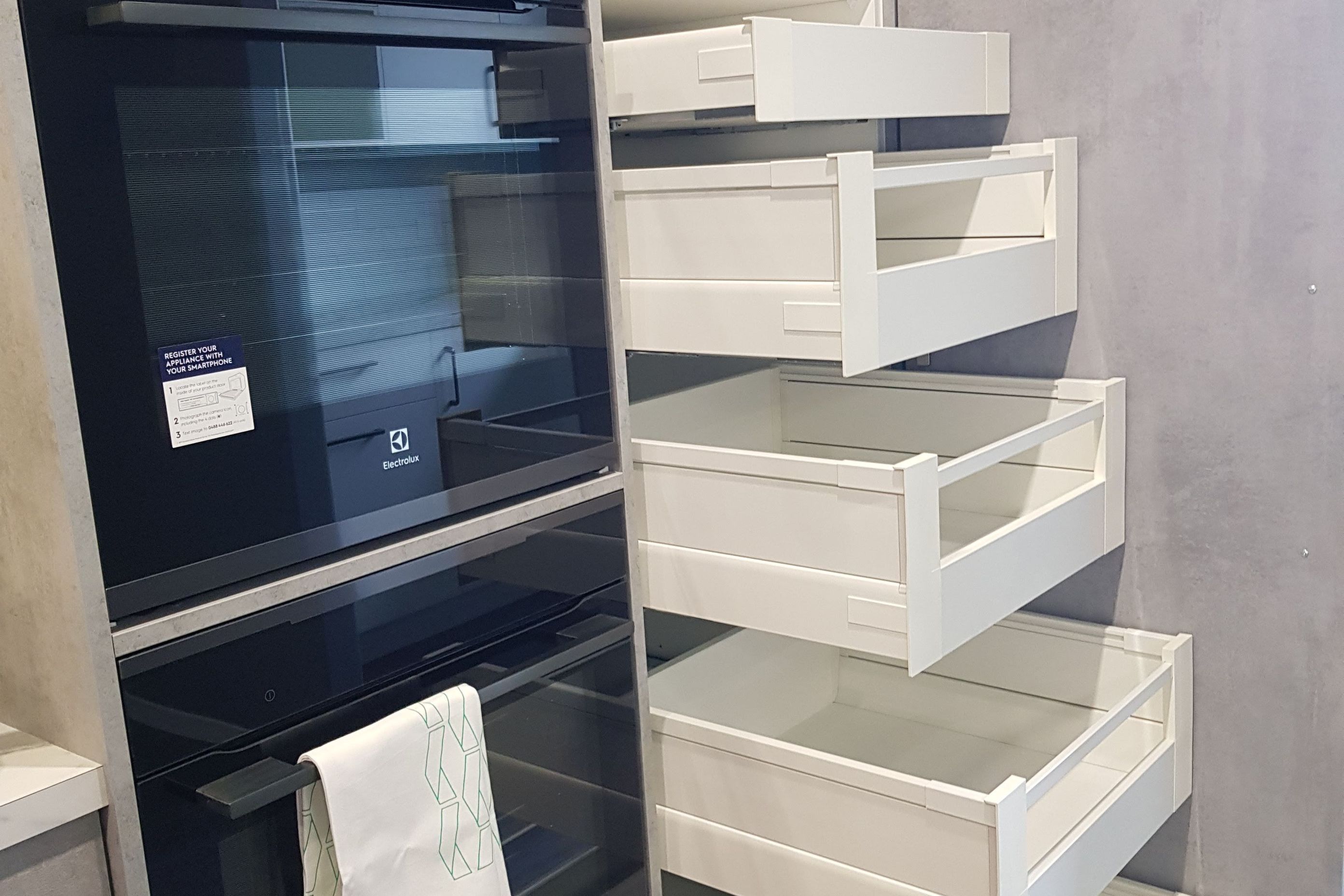 Ritma Soft Close Pantry System - Drawers Extend Fully for Excellent Visibility and Accessibility