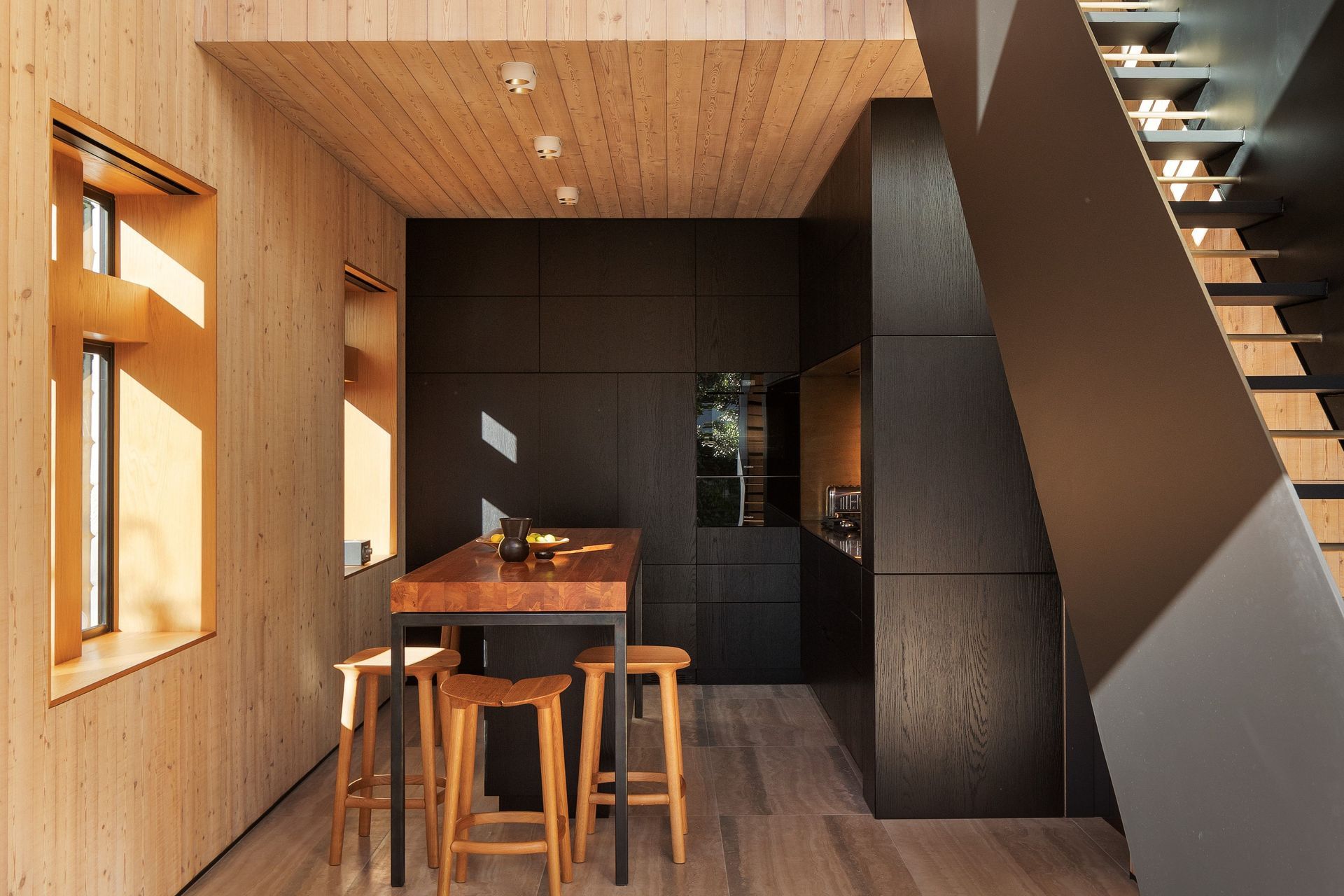Prime Art Veneer Planked, Designed by Daniel Sullivan and Kate Loader of Architects' Creative, winner of Residential Kitchen Award at the Interior Awards 2020