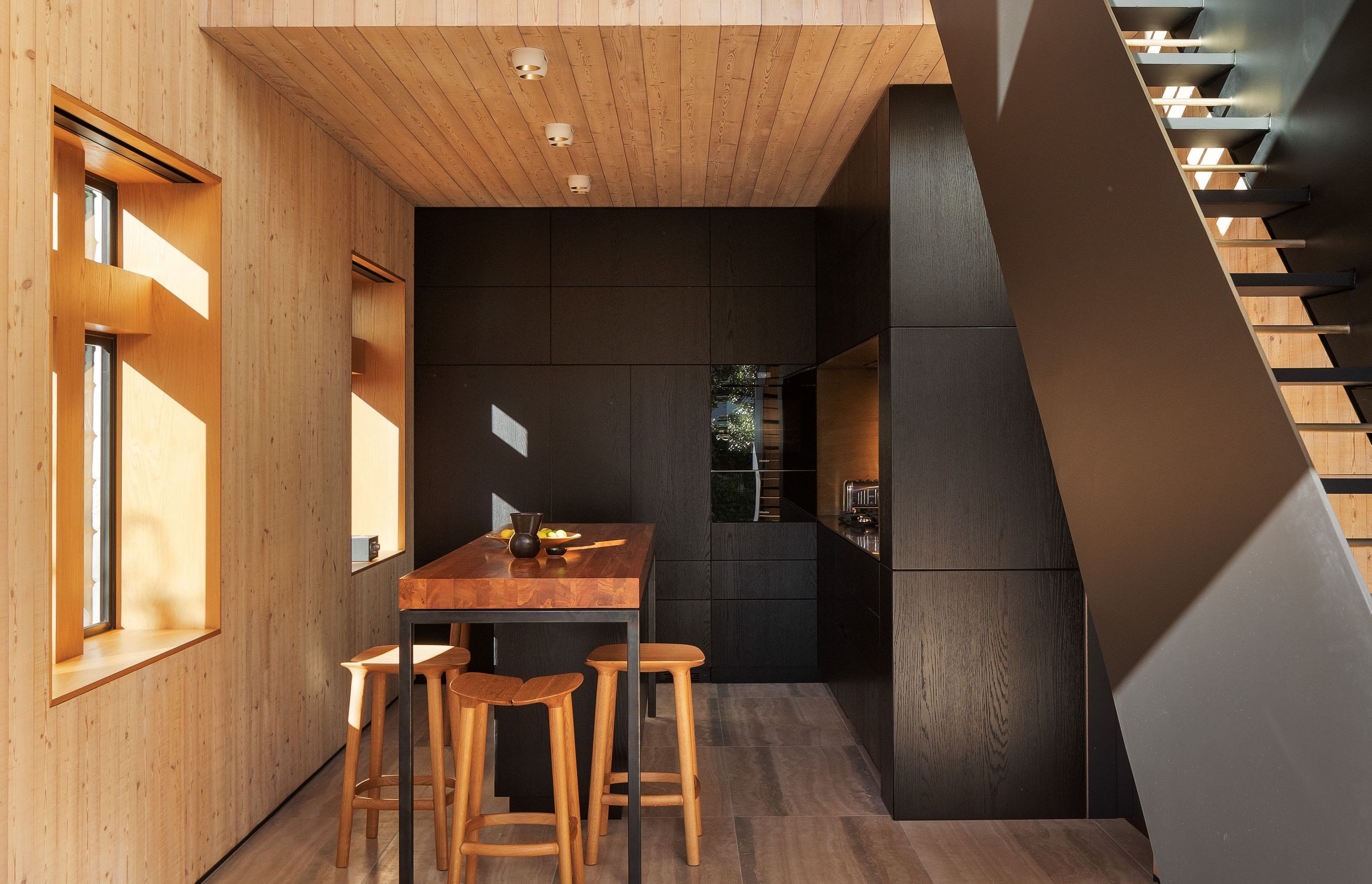 Prime Art Veneer Planked, Designed by Daniel Sullivan and Kate Loader of Architects' Creative, winner of Residential Kitchen Award at the Interior Awards 2020