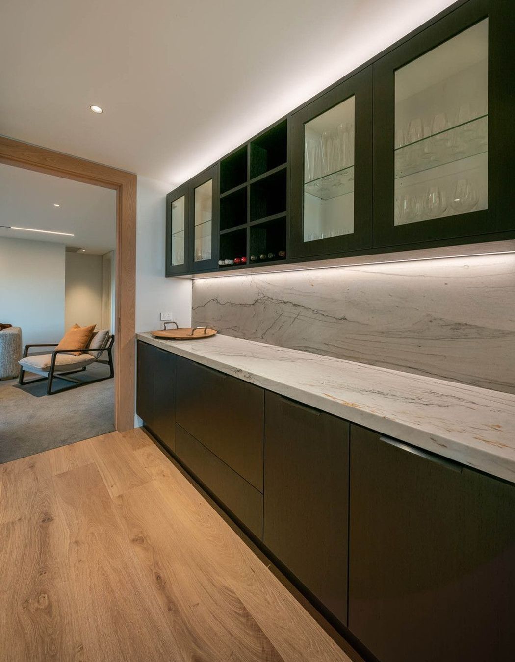 Aubrey Road, lakeside house.