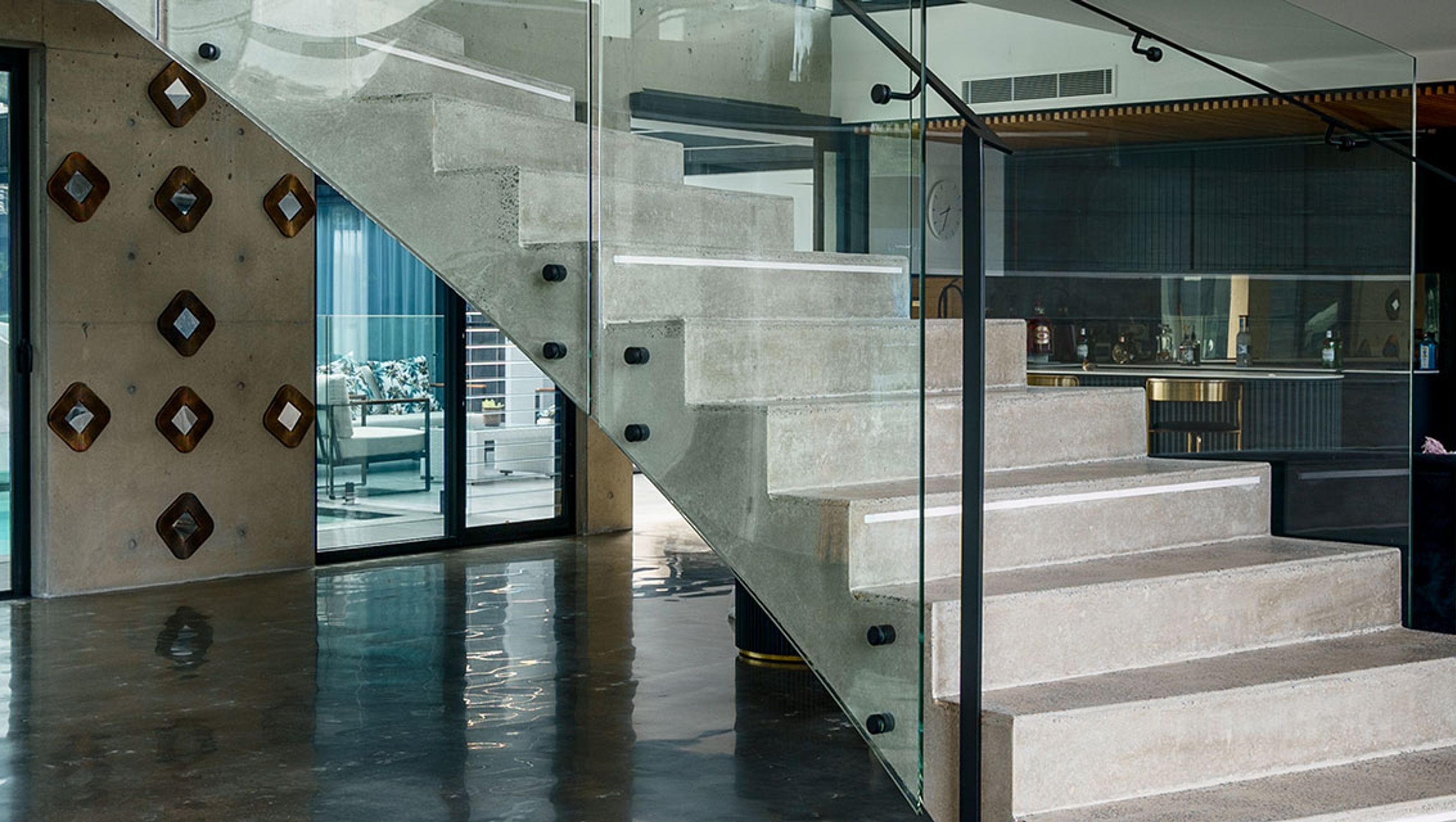 Esplanade Glass Staircase