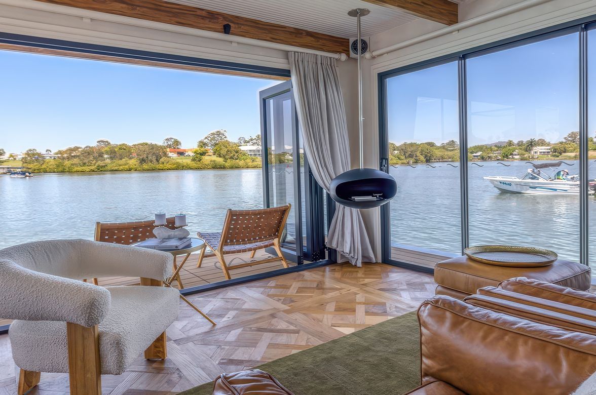 Set Sail On The French Martini Houseboat - QLD