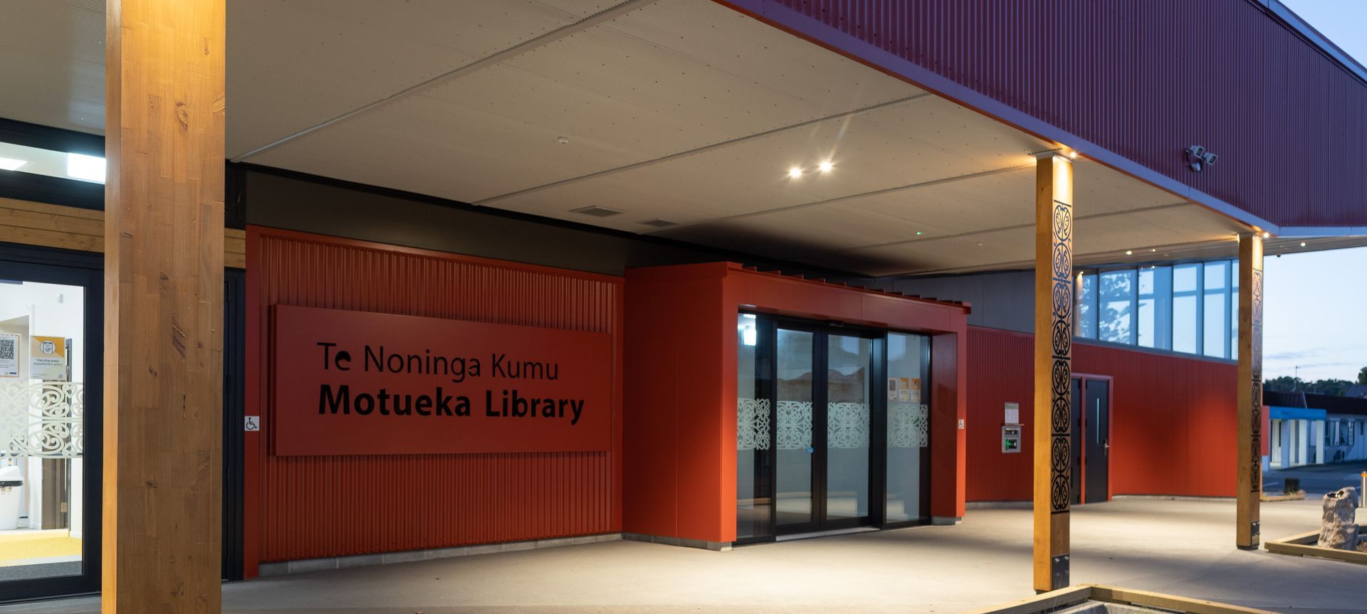 Motueka Library banner