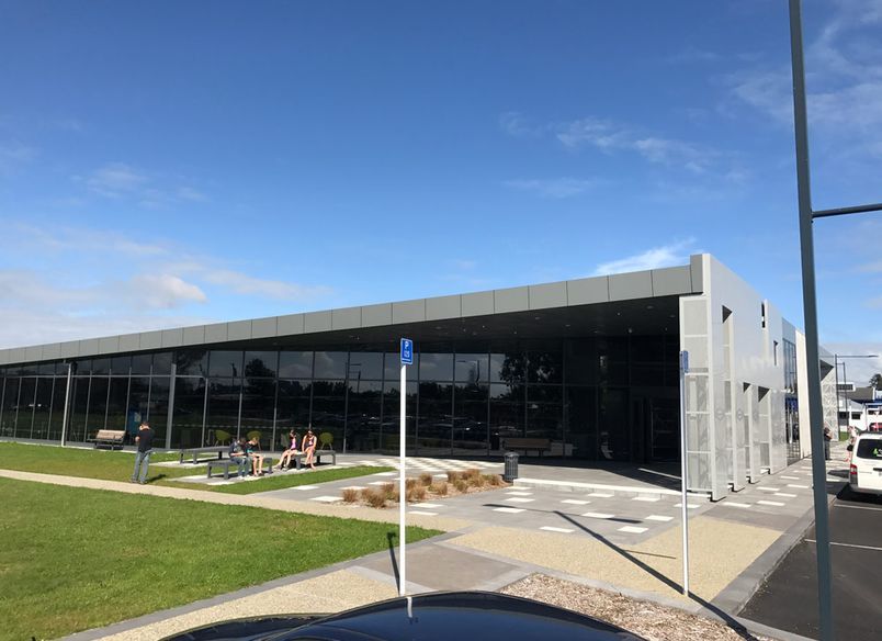 Te Awamutu Library utilises White Terrazzo pavers