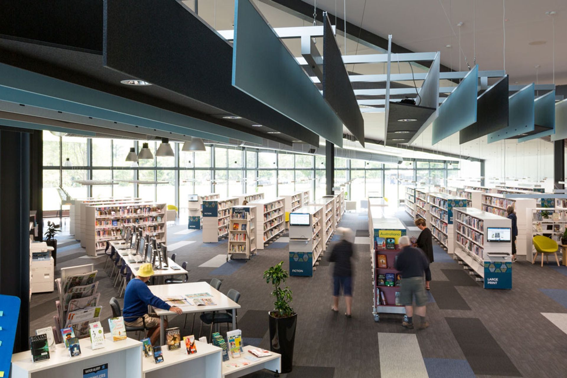 Custom Frontier™ Acoustic Fins in Falling Water, Savoye and Flatiron