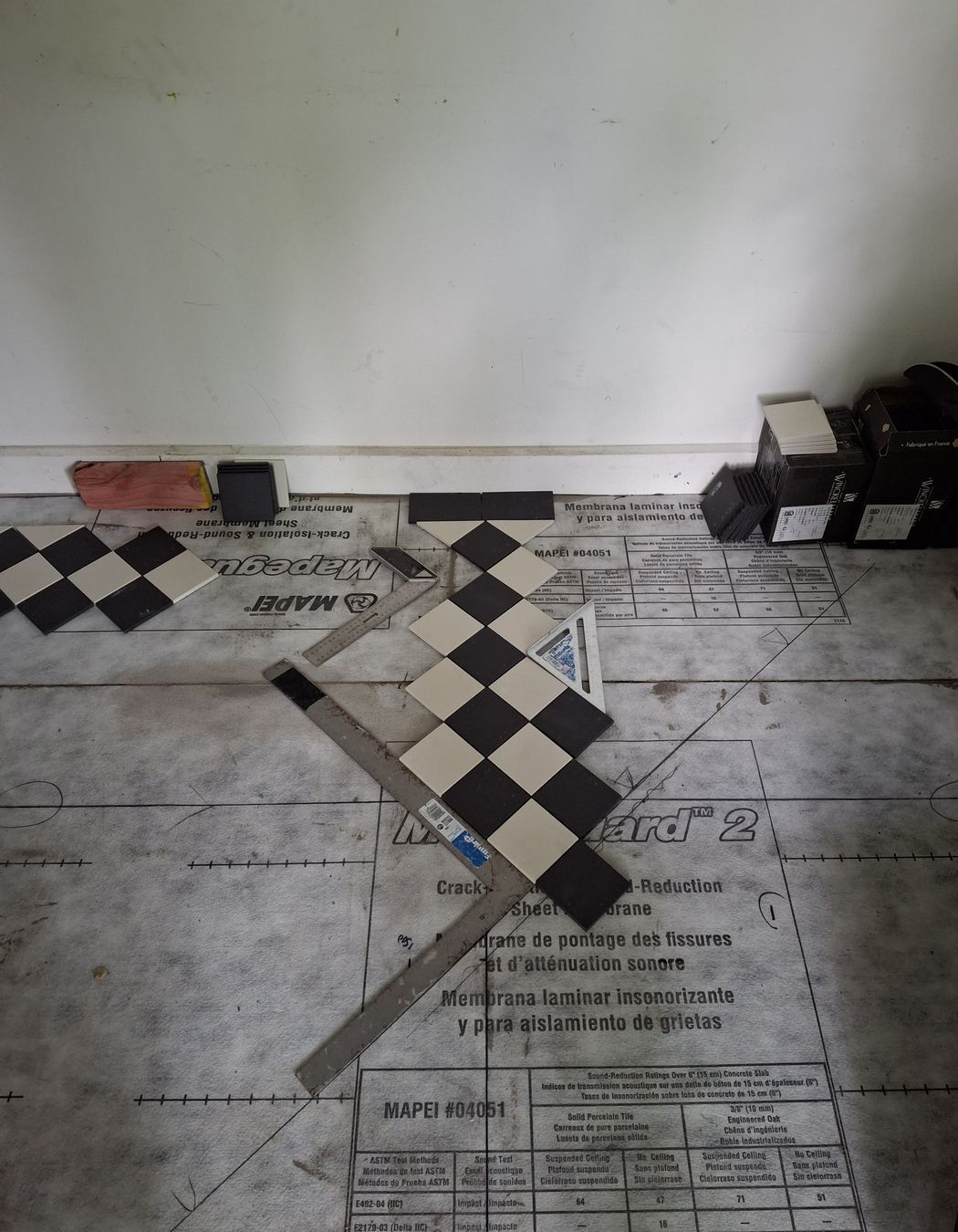 Anti-fracture matting - Mapei product