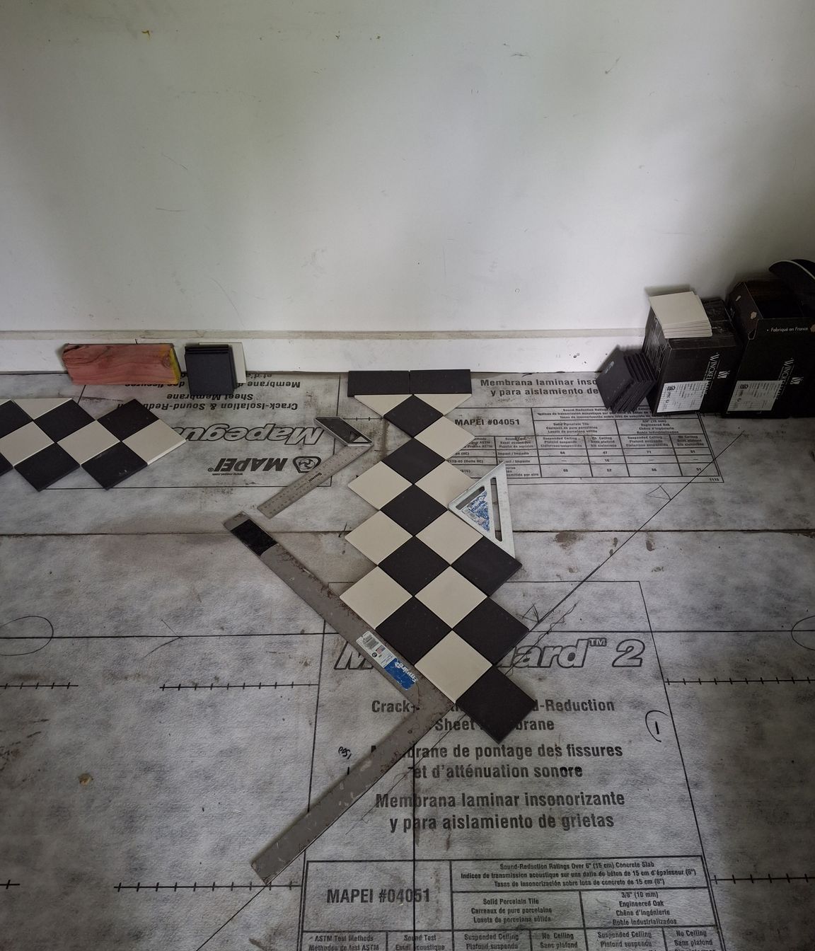 Anti-fracture matting - Mapei product