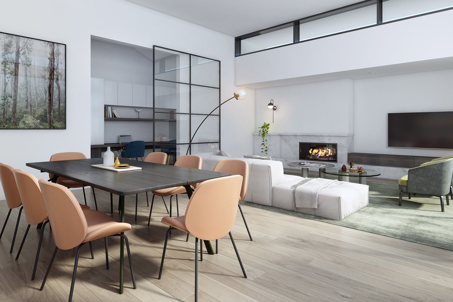 Kitchen/Living/Dining