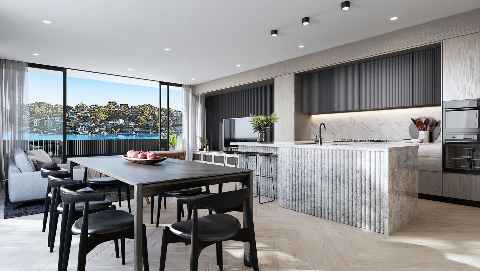 Kitchen/Living/Dining banner