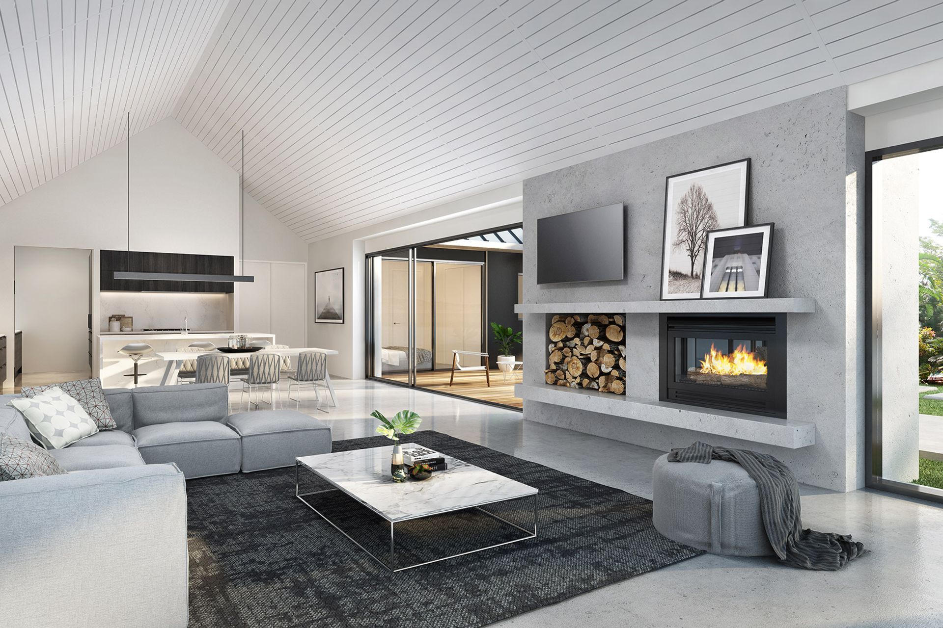 Kitchen/Living/Dining