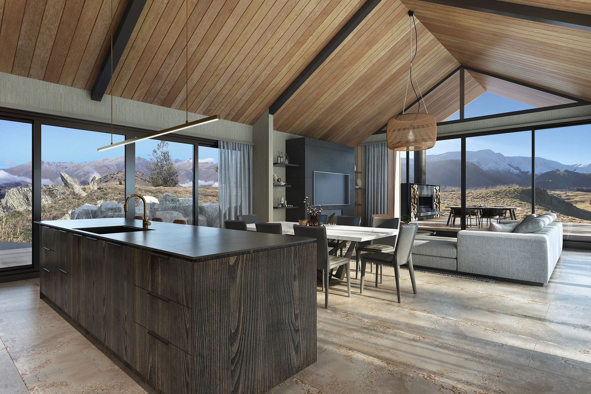 Kitchen/Living/Dining