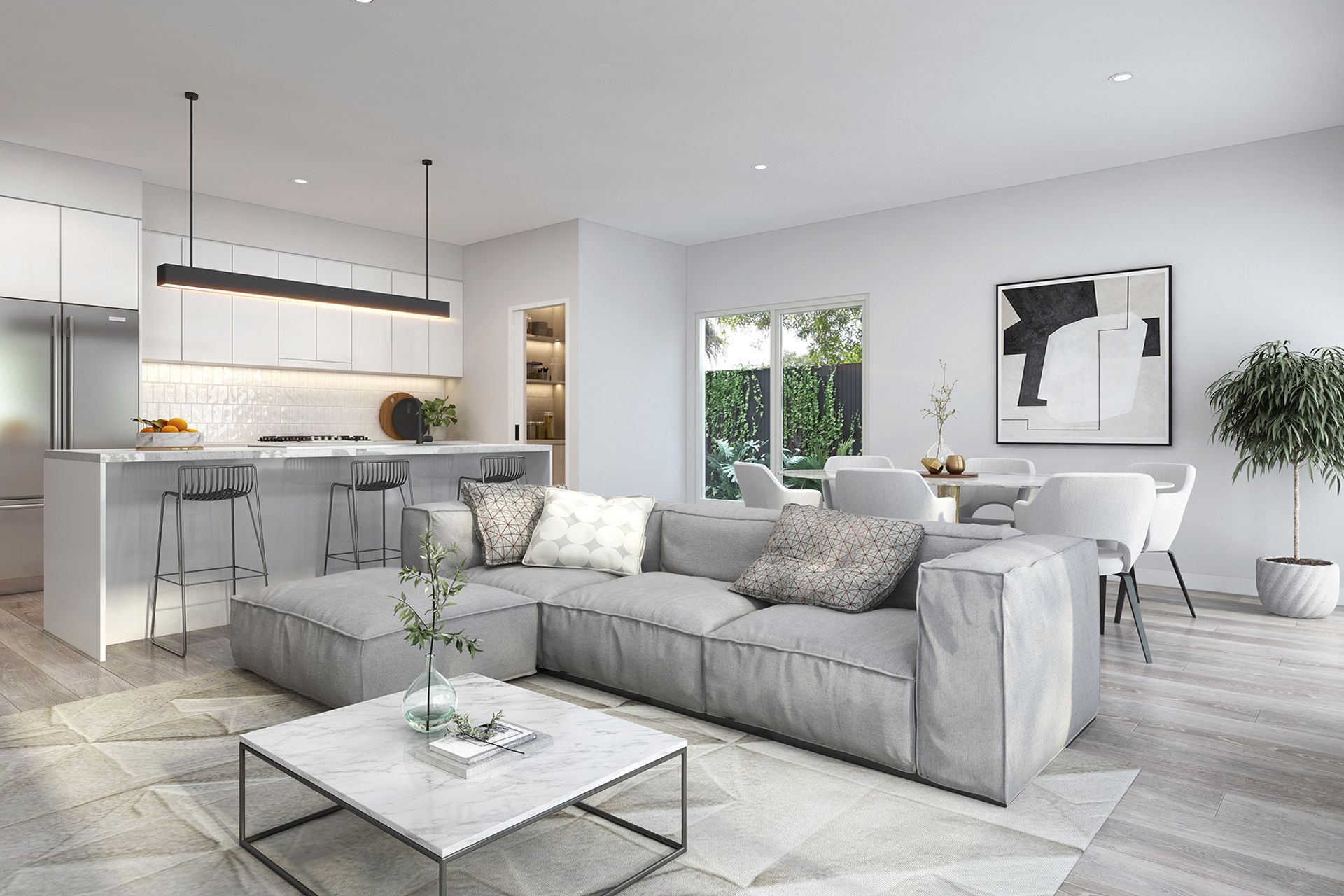 Kitchen/Living/Dining