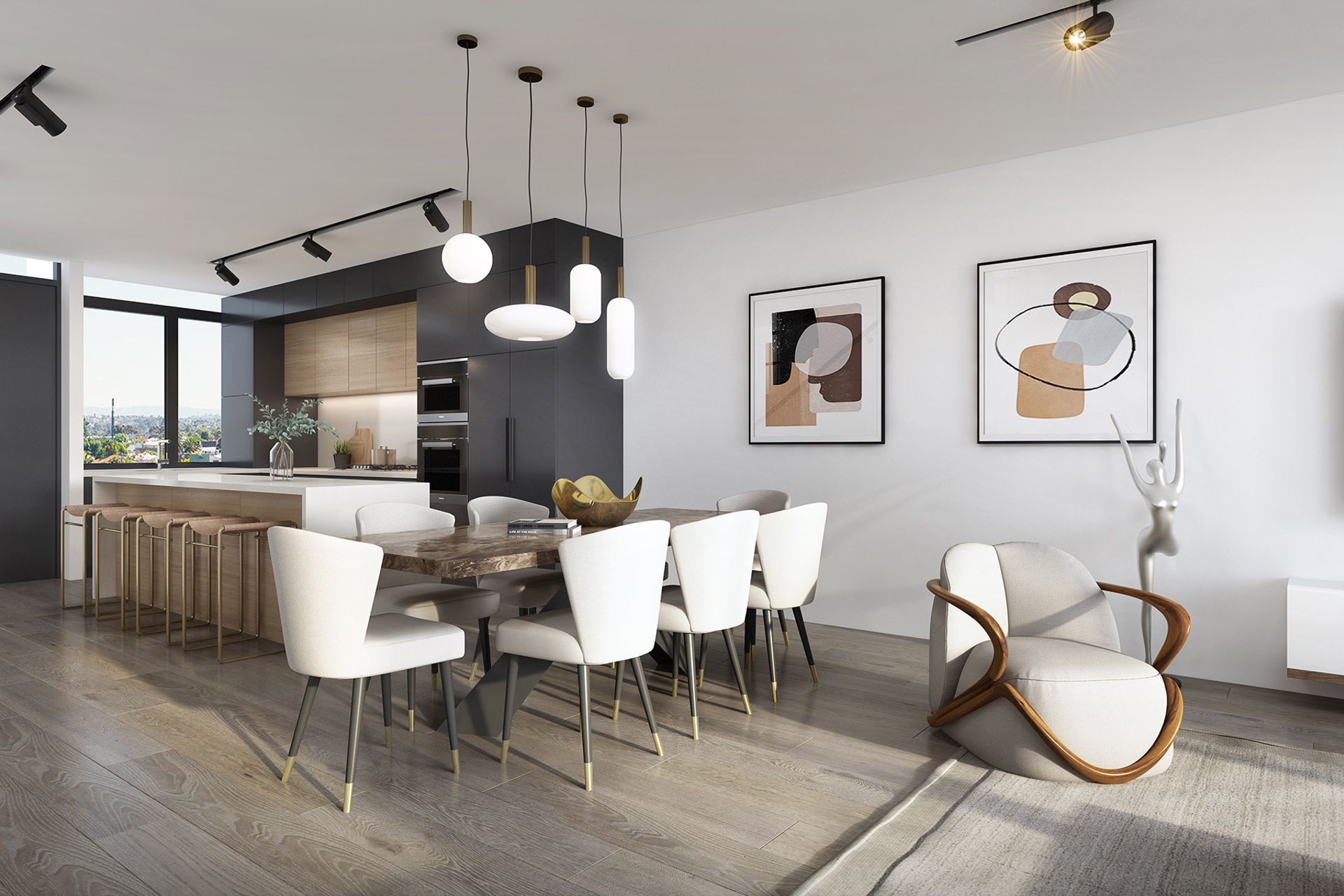 Kitchen/Living/Dining