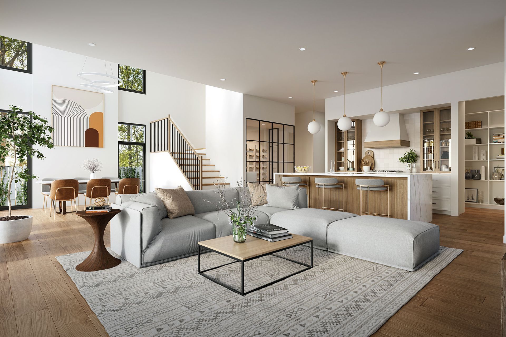 Kitchen/Living/Dining