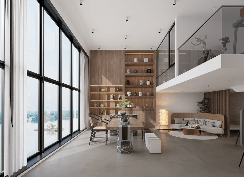 Double Height Living Room