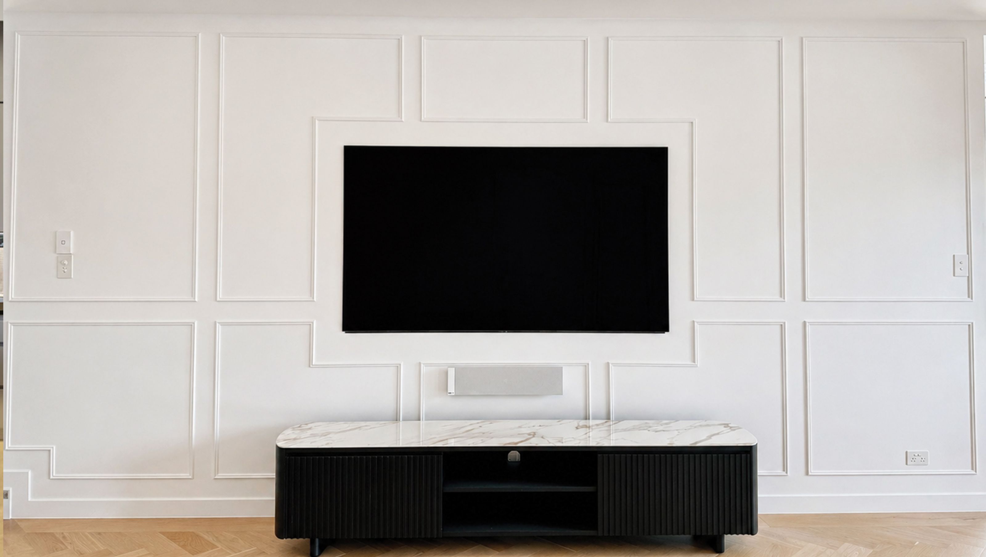 Custom Wainscoting Wall