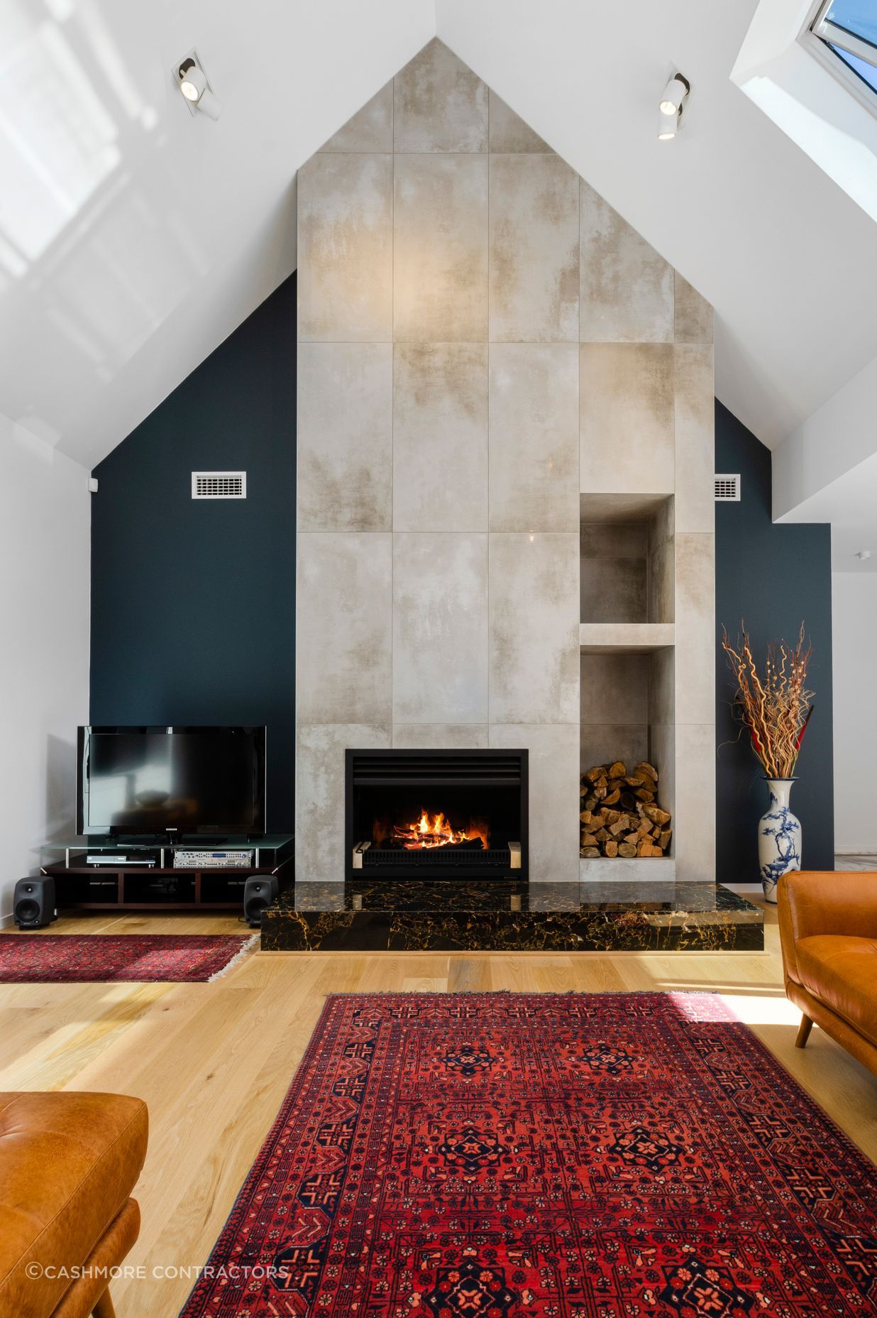 Warmington General SI indoor wood fire