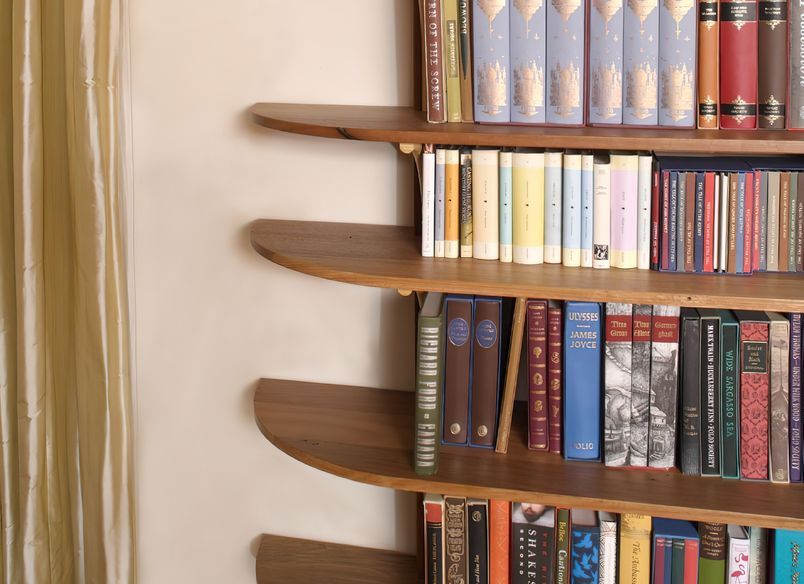Recycled Timber Bookshelves