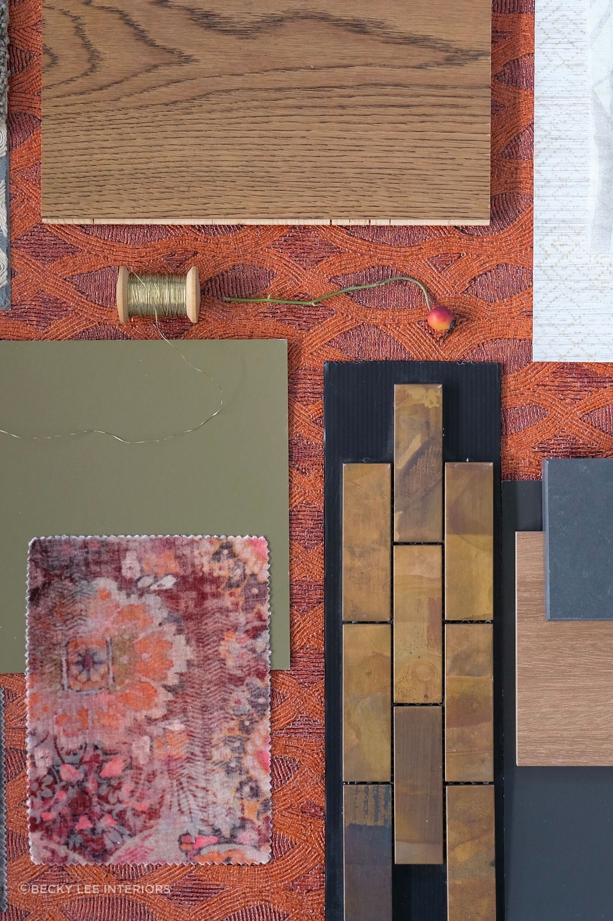 Flat-lay for Tai Tapu new build. Incredible materiality in this project.