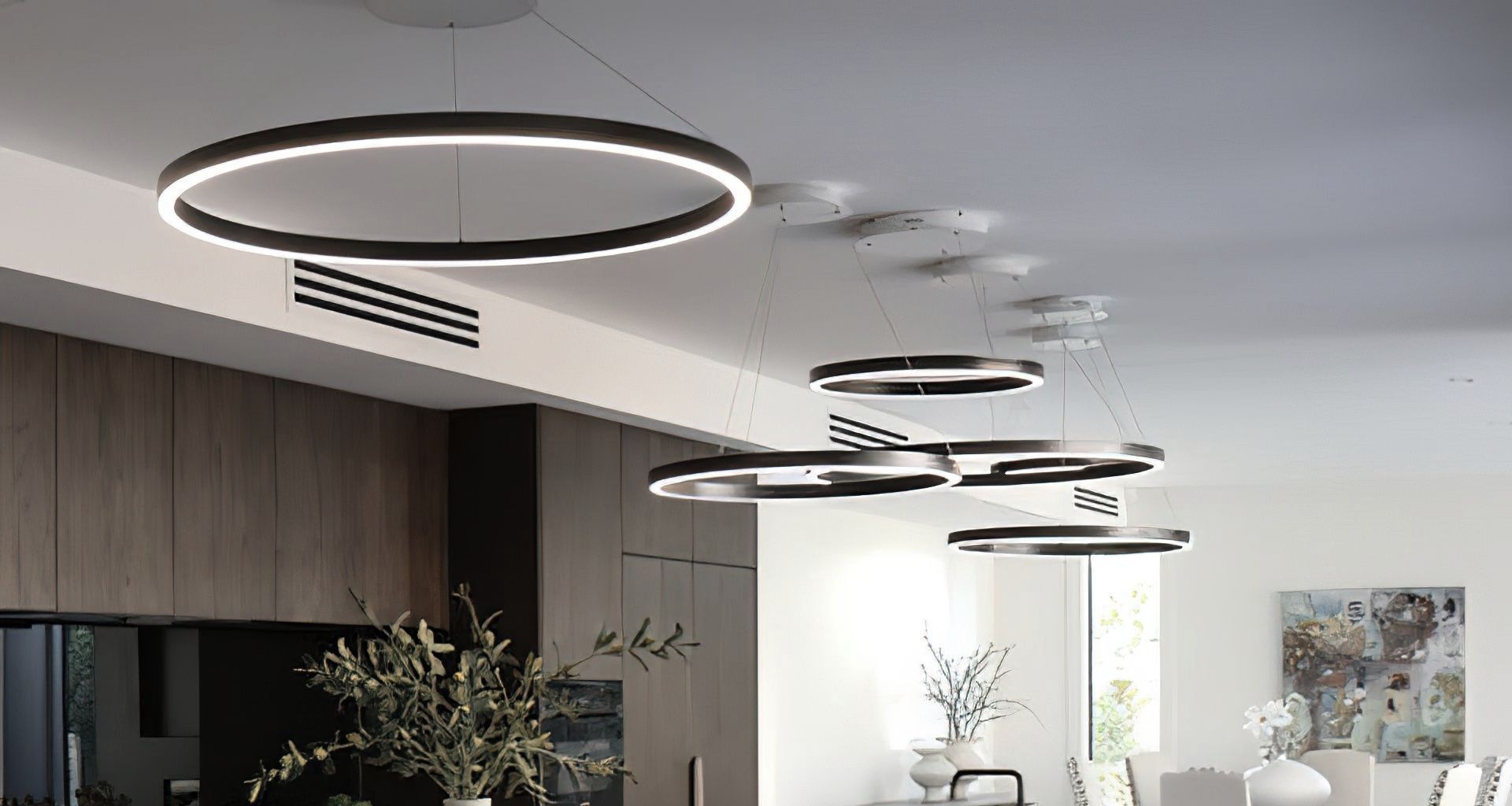 Halo LED Pendant Lights at Remuera Home banner