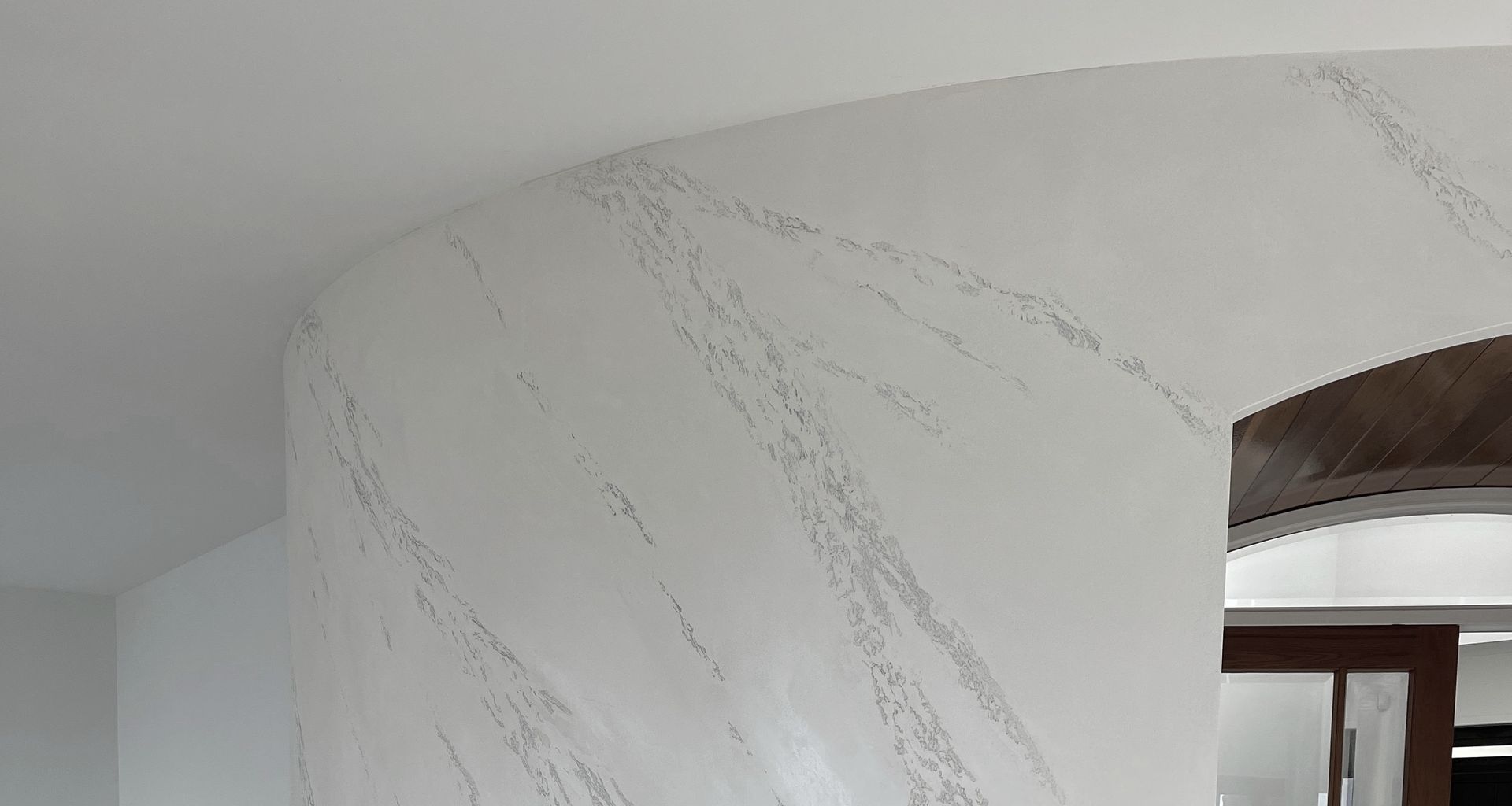 Curved Wall, Split Stone banner