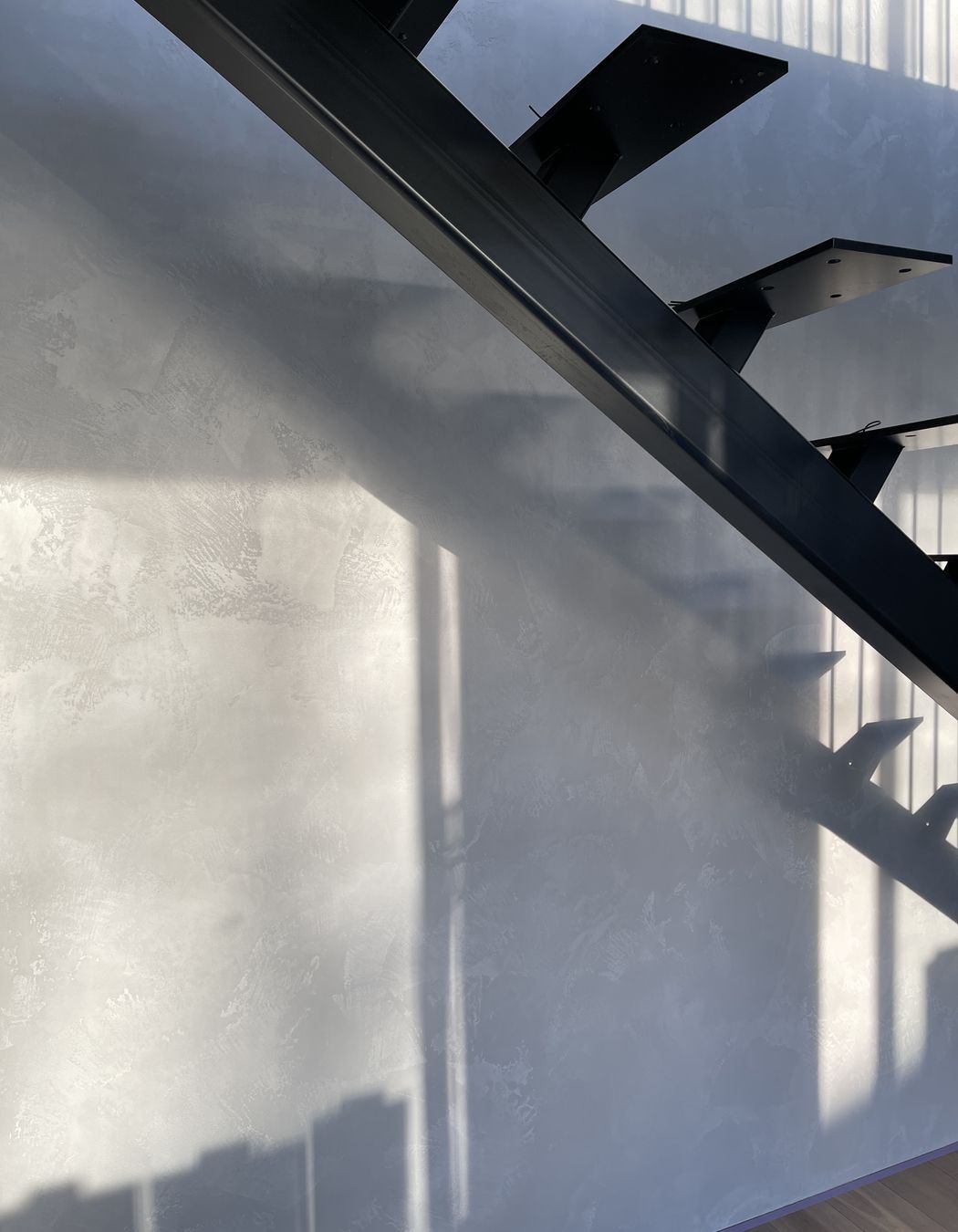 Resistone microcement stairway