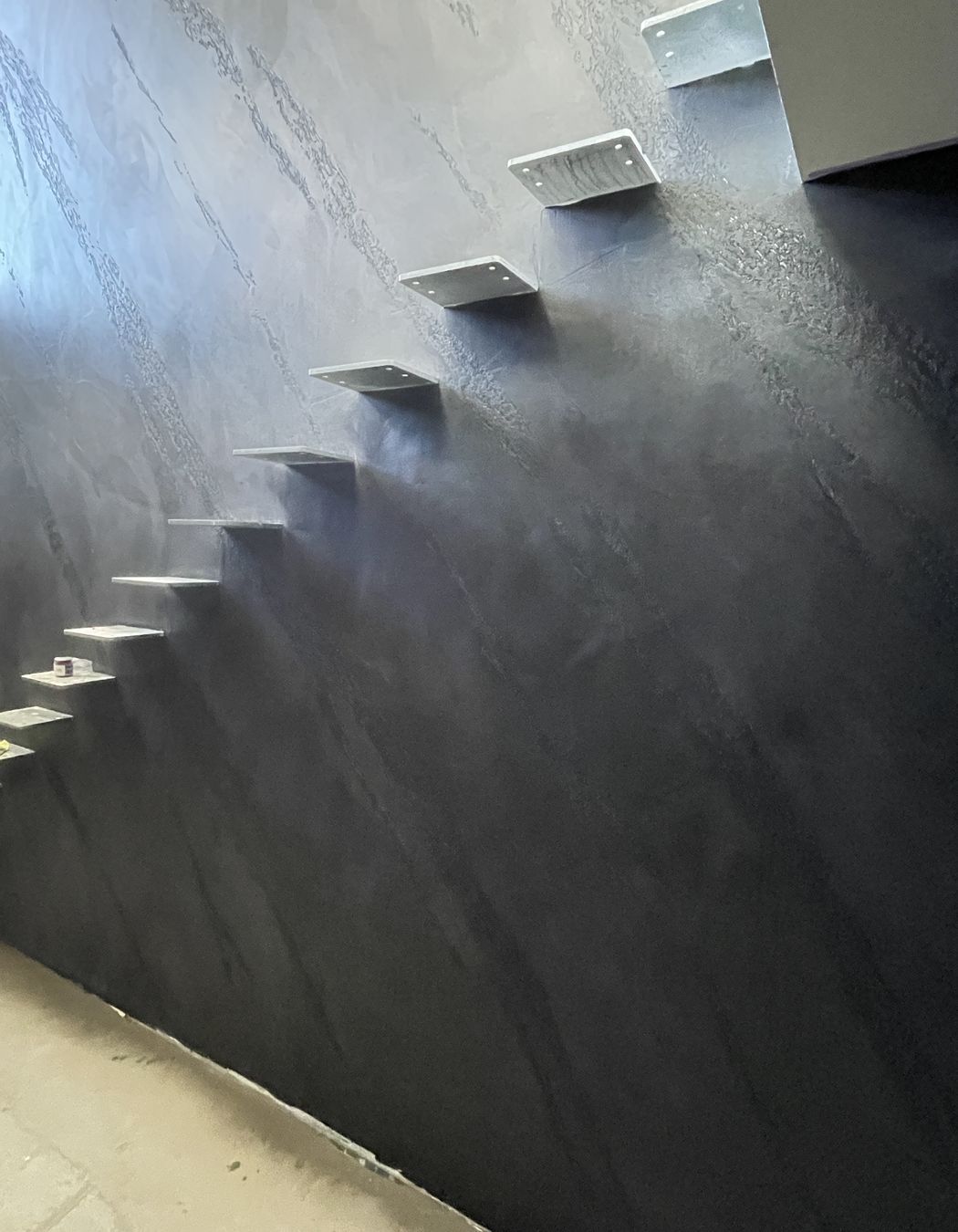 Resistone microcement stairway