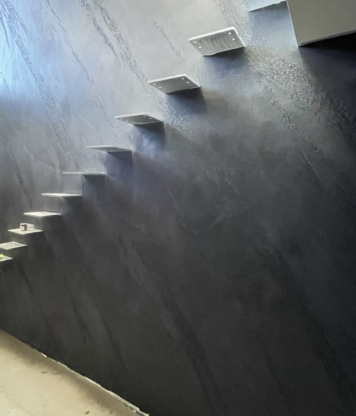 Resistone microcement stairway