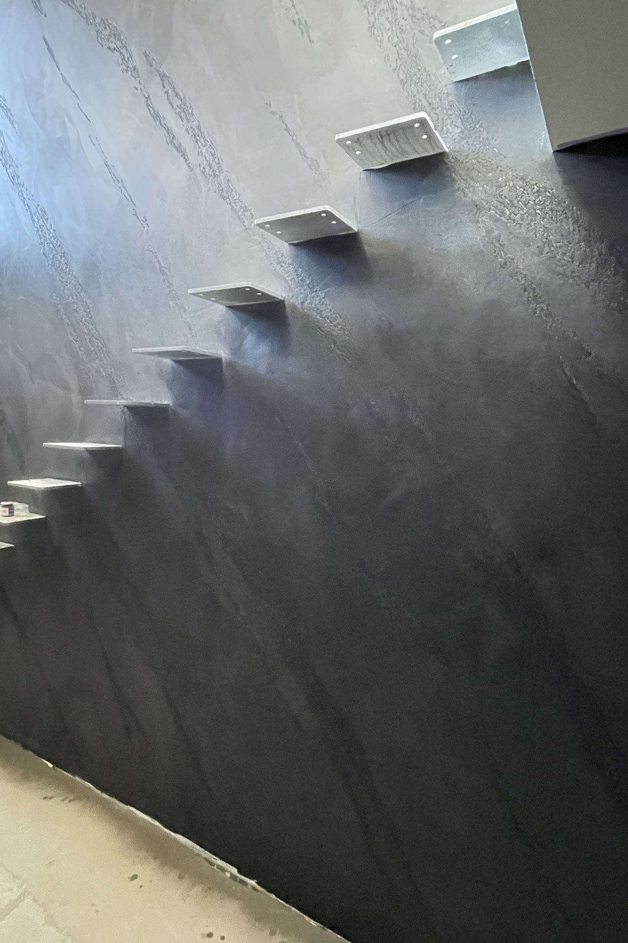 Resistone microcement stairway