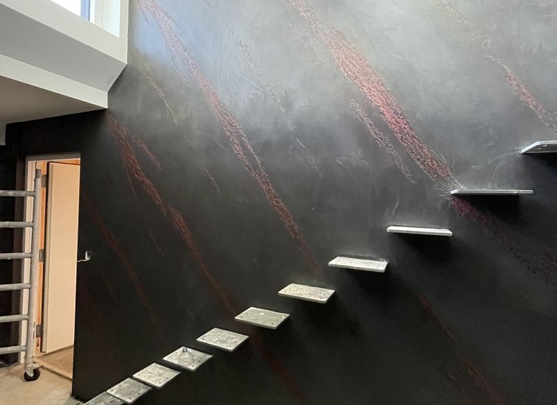 Resistone microcement stairway