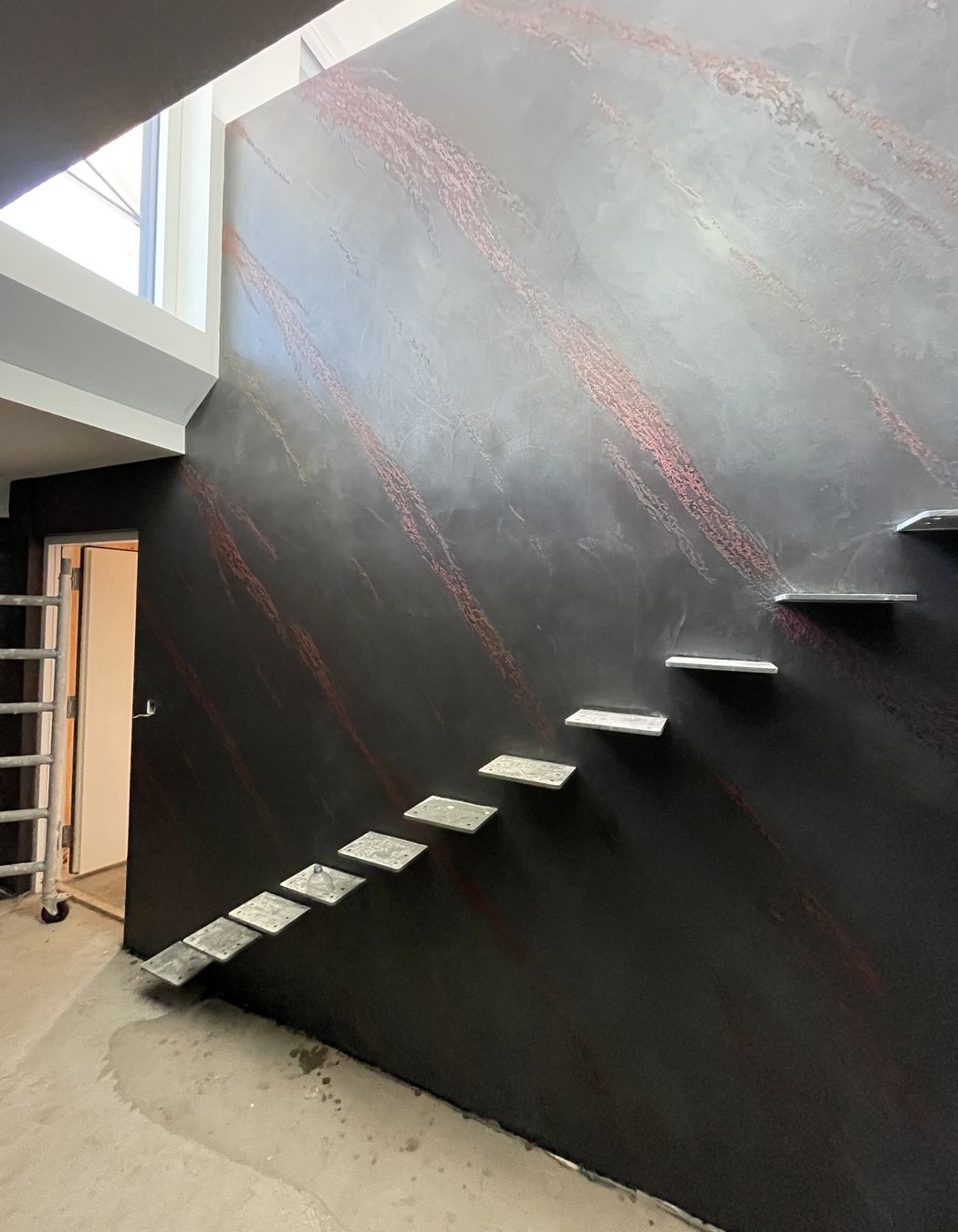 Resistone microcement stairway