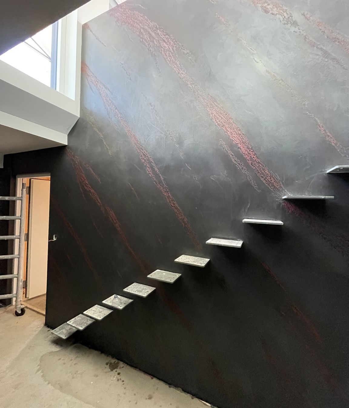 Resistone microcement stairway