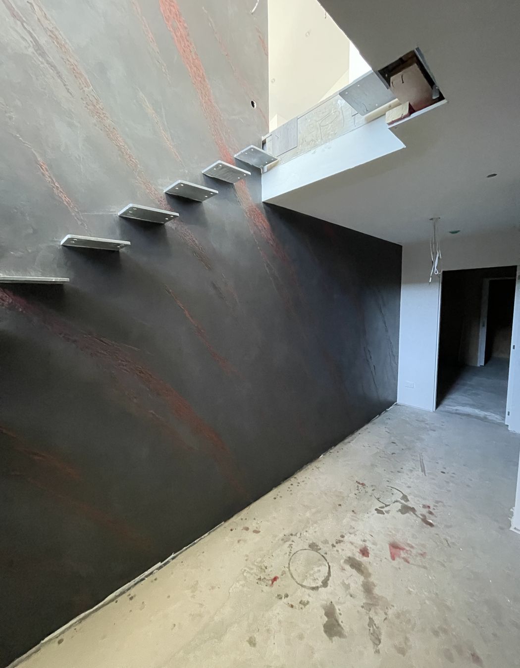 Resistone microcement stairway